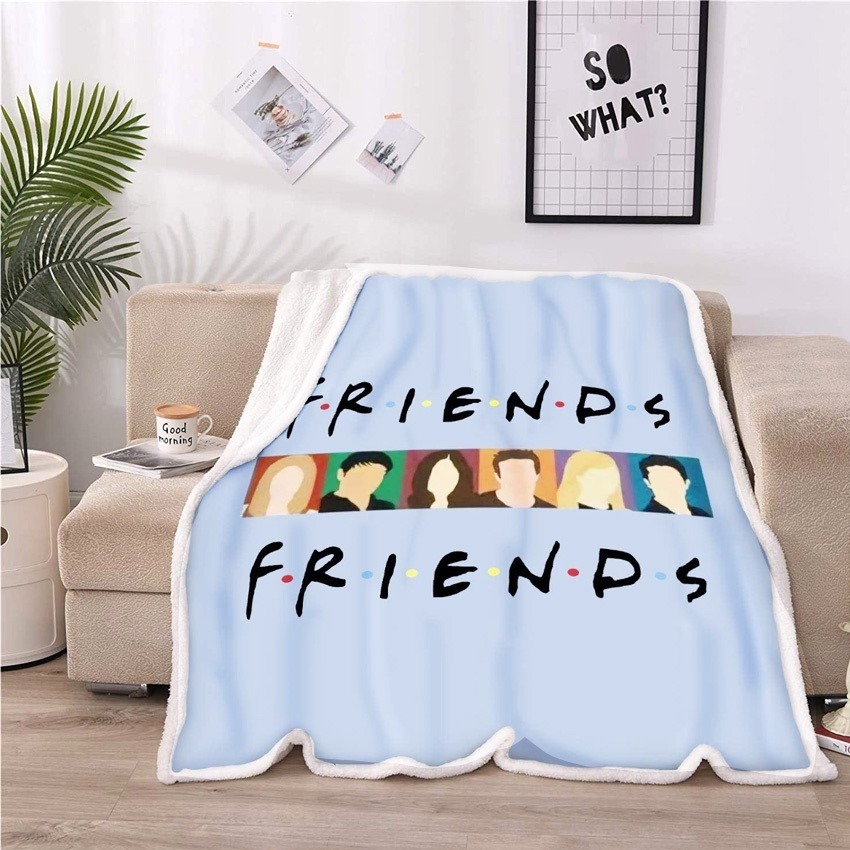Foto 4 pulgar | Manta Friends T.v.serie Varios Modelos Blanket Frazada Suave