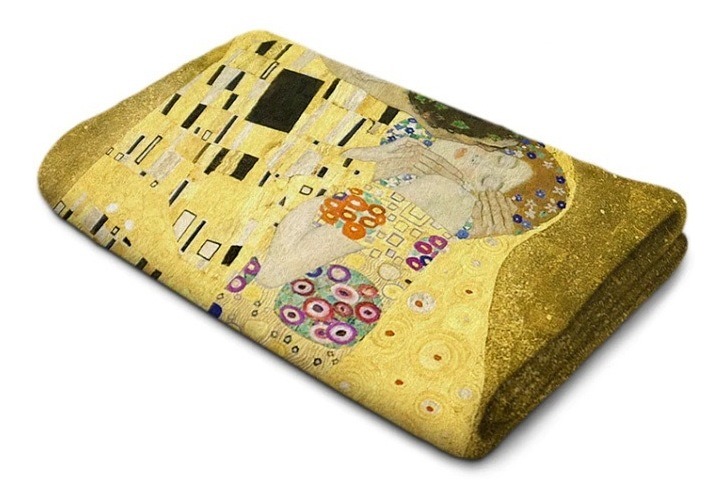 Foto 3 | Frazada El Beso De G. Klimt Manta De Arte Suave Individual