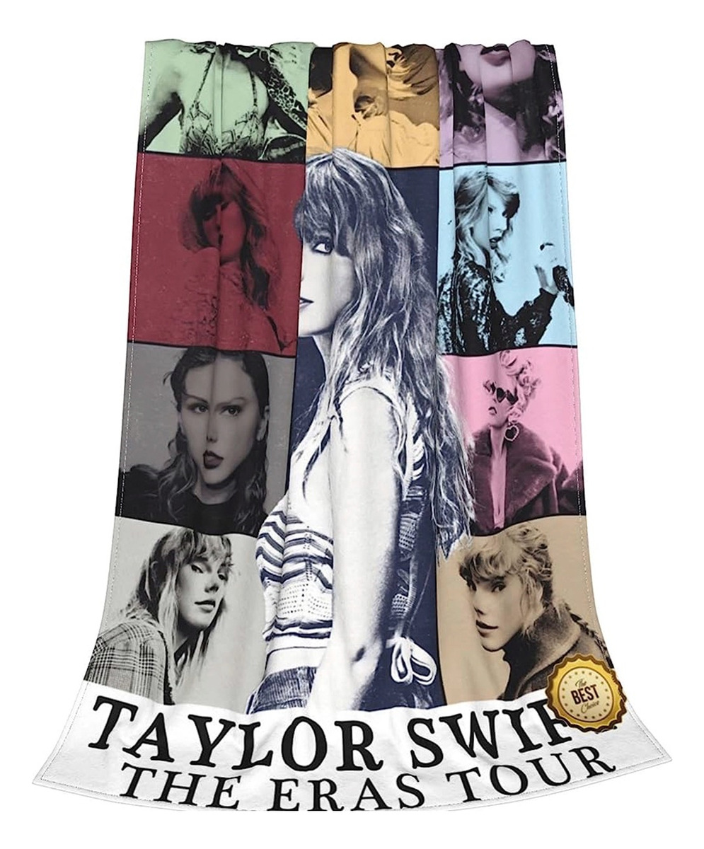 Foto 3 pulgar | Taylor Swift Cobija Frazada Manta Ultra Suave Varios Estilos