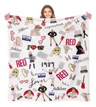 Taylor Swift Collage Cobija Frazada Manta Ultra Suave Polar