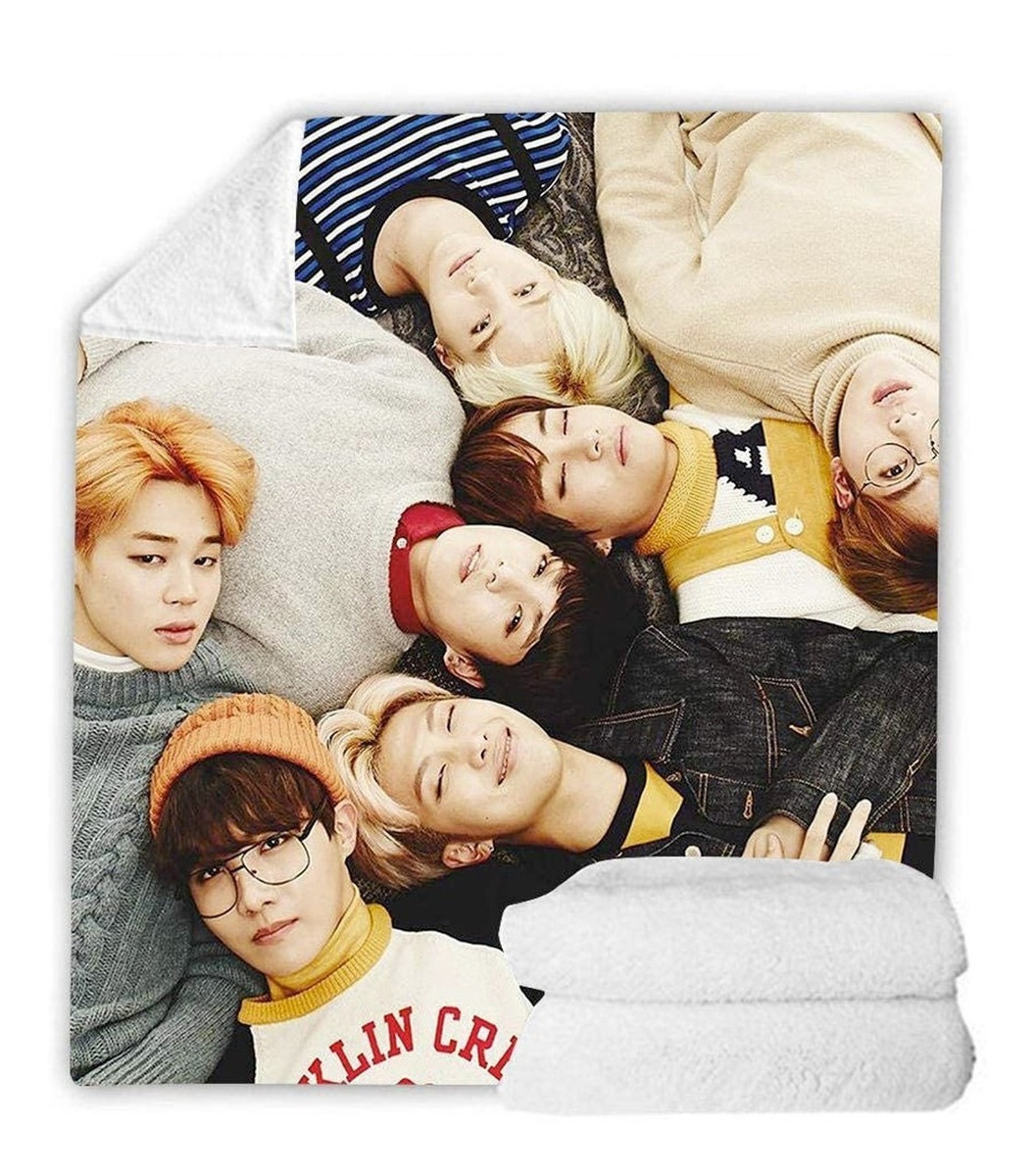 Frazada Bts Kpop Fan Ultra Suave