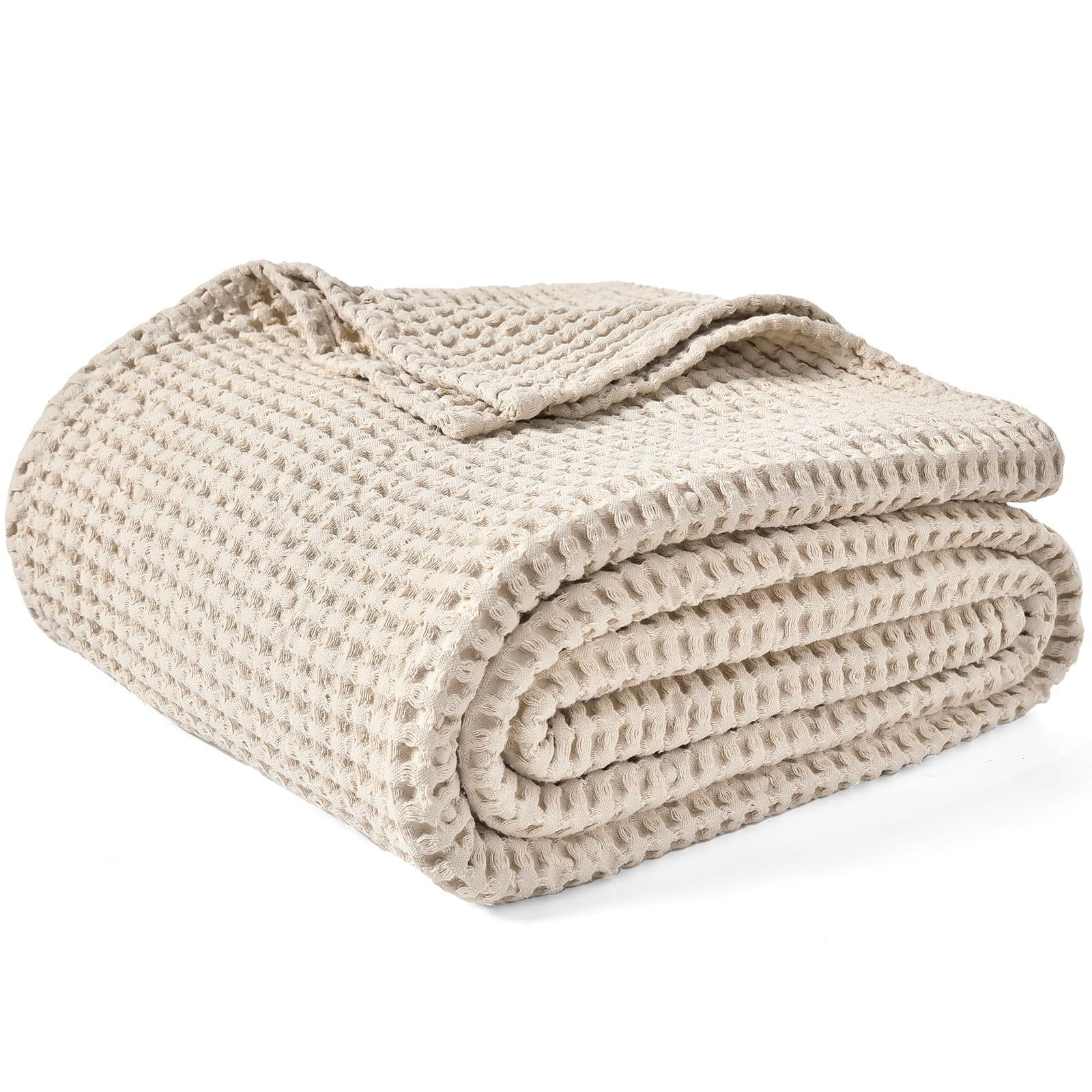 Manta Phf De Algodón Lavado, Tejido Gofrado, 480 G/m², Tamaño Doble - Venta Internacional.