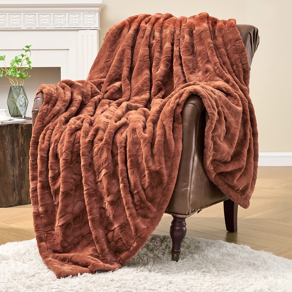Foto 1 | Manta Krifey De Piel Sintética, Supersuave Y Acogedora, Color Camel, 125 X 150 Cm - Venta Internacional.