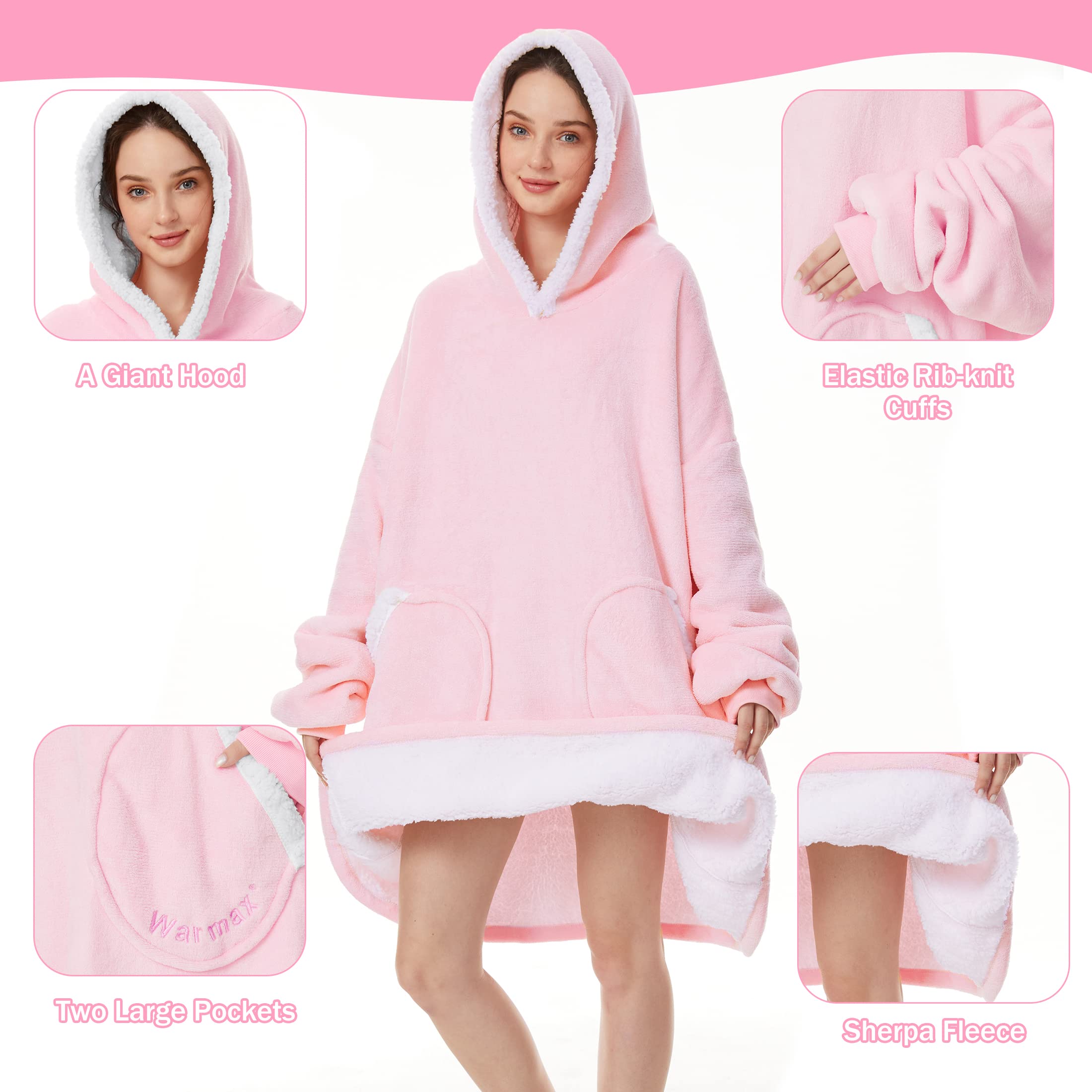 Foto 5 pulgar | Manta Portátil American Trends Over-size Sherpa Para Adulto - Venta Internacional.