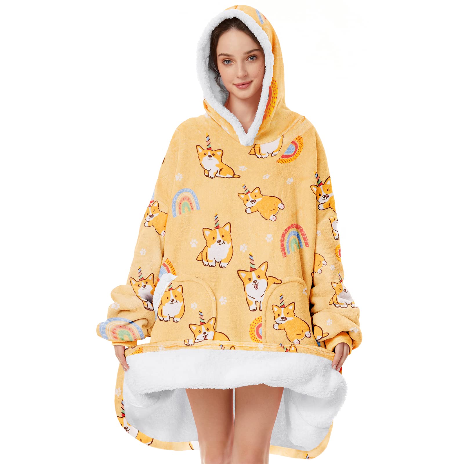 Foto 1 | Manta Portátil American Trends Over-size Sherpa Para Adulto - Venta Internacional.