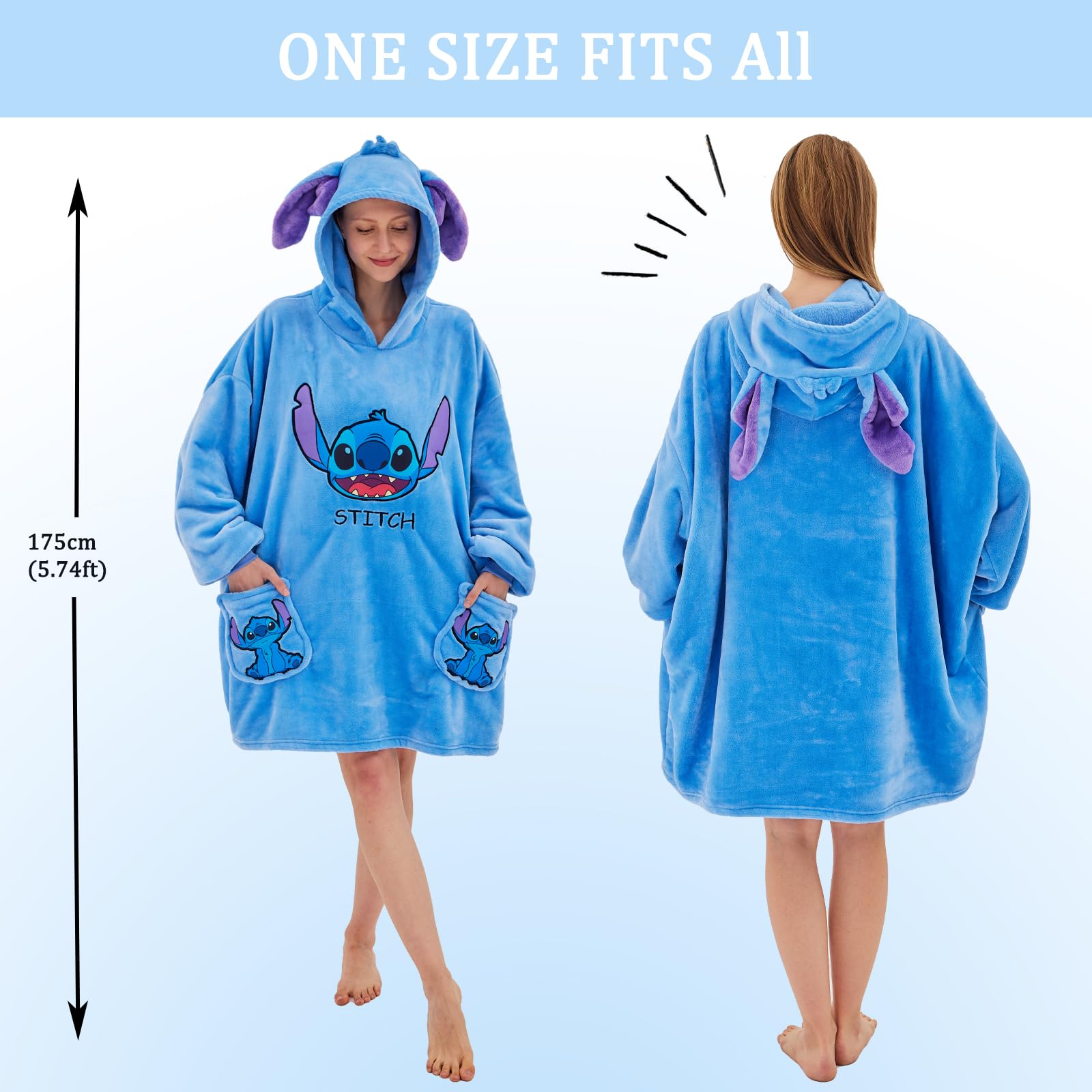 Foto 5 | Sudadera Portátil Con Capucha Newcosplay, De Felpa, Punto Acogedor, Para Adulto - Venta Internacional.