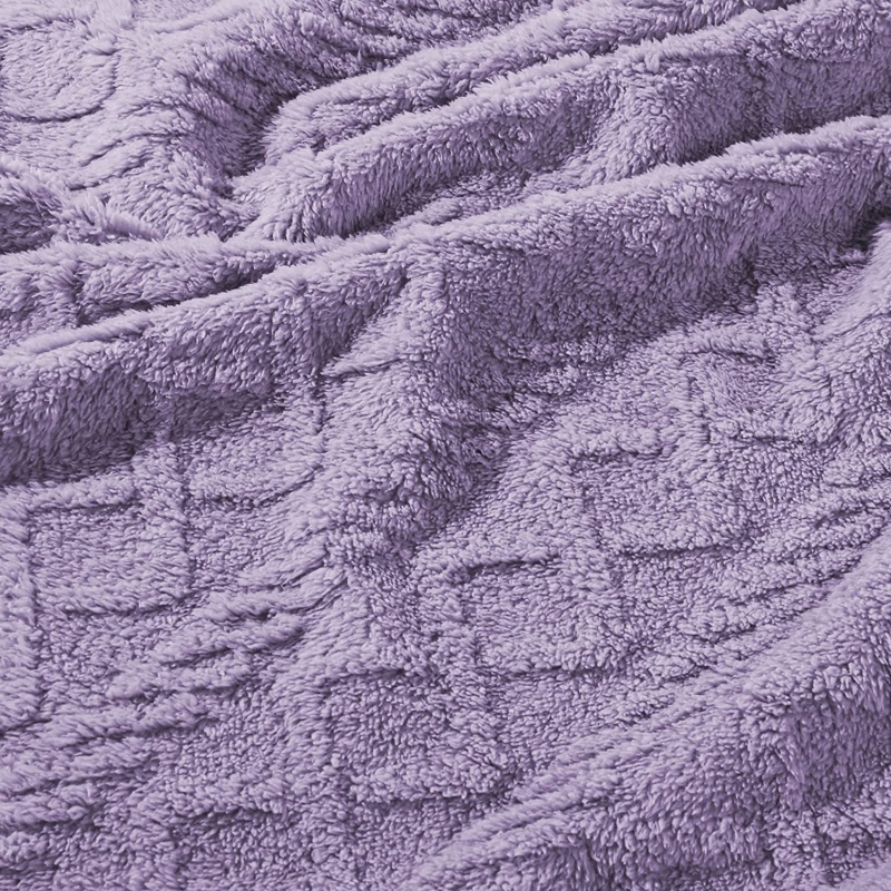 Foto 5 pulgar | Manta Para 2 Asientos, Color Lila Cálido, 200 X 230 Cm - Venta Internacional.