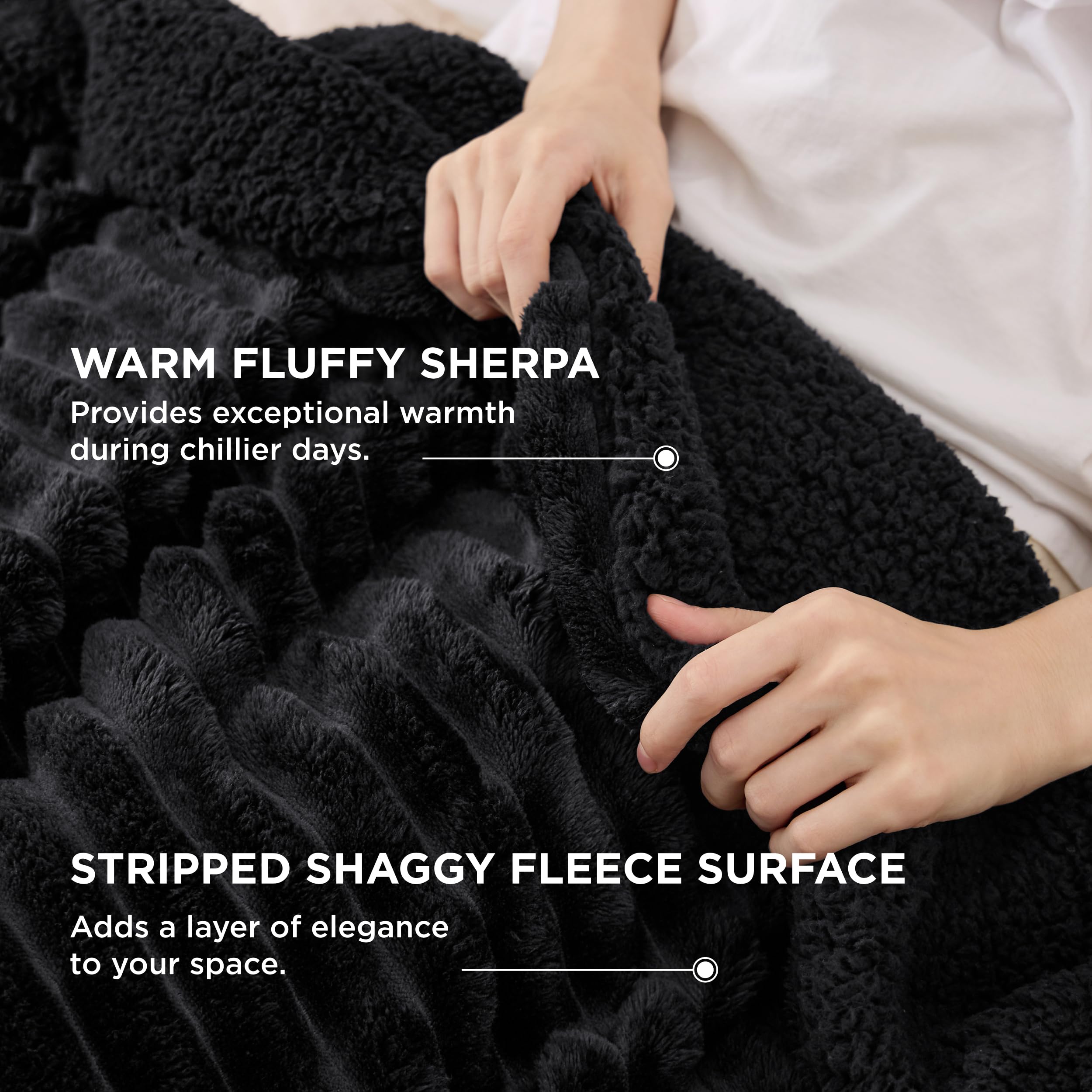 Foto 4 pulgar | Manta Bedsure Sherpa, Tamaño Queen, Forro Polar Supersuave Y Acogedor - Venta Internacional.