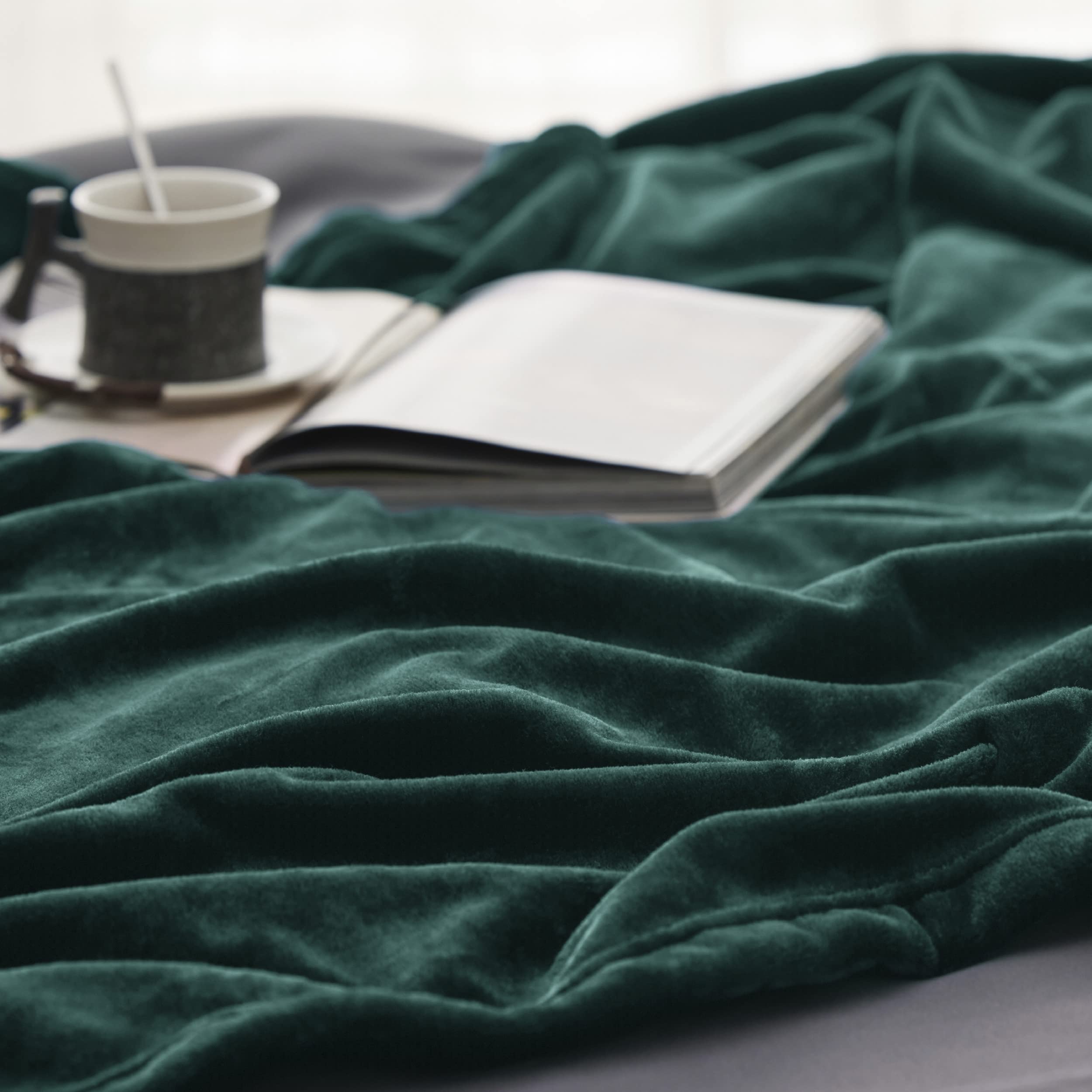 Foto 5 pulgar | Manta Polar Para Cama, Color Verde Bosque, 130 X 150 Cm, 300 G/m² - Venta Internacional.