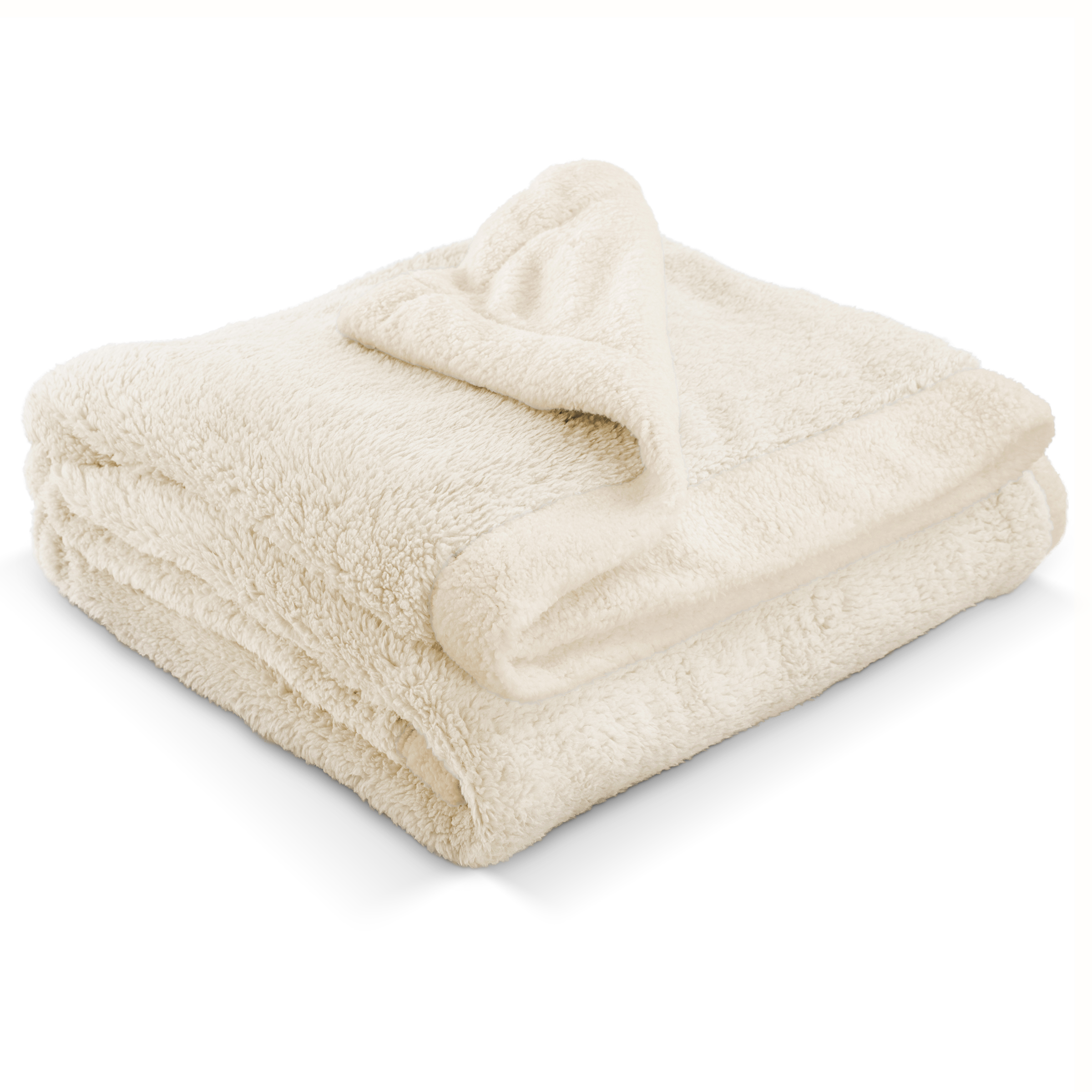 Foto 1 | Cobertor Cobija Sand Yellow Mellow King Size Suave con Relieve Ligera Tamaño 230x200 cm Crema