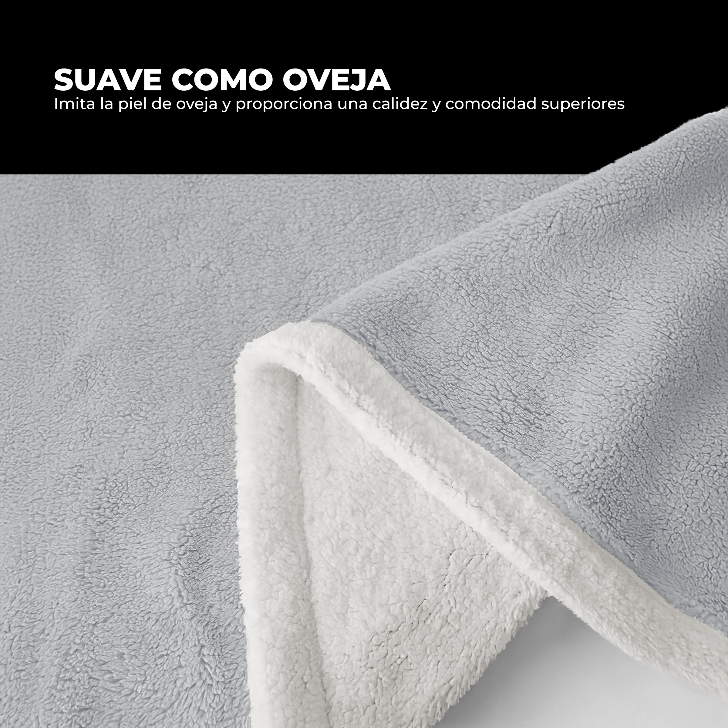 Foto 3 pulgar | Cobertor Cobija Sand Yellow Mellow Matrimonial Suave con Relieve Ligera Tamaño 200x150cm Gris
