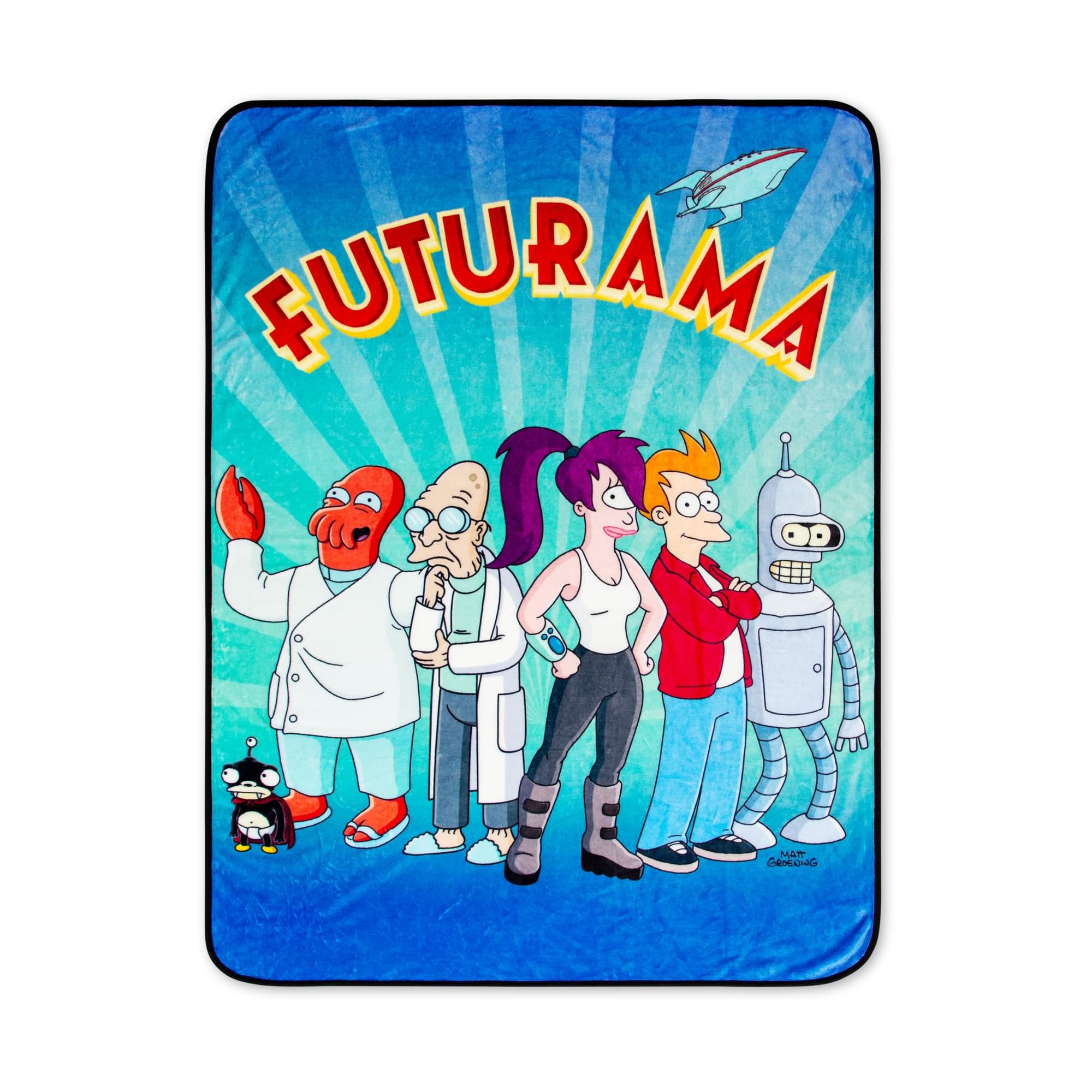 Manta Plateada Buffalo Futurama Planet Express Crew - Venta Internacional.