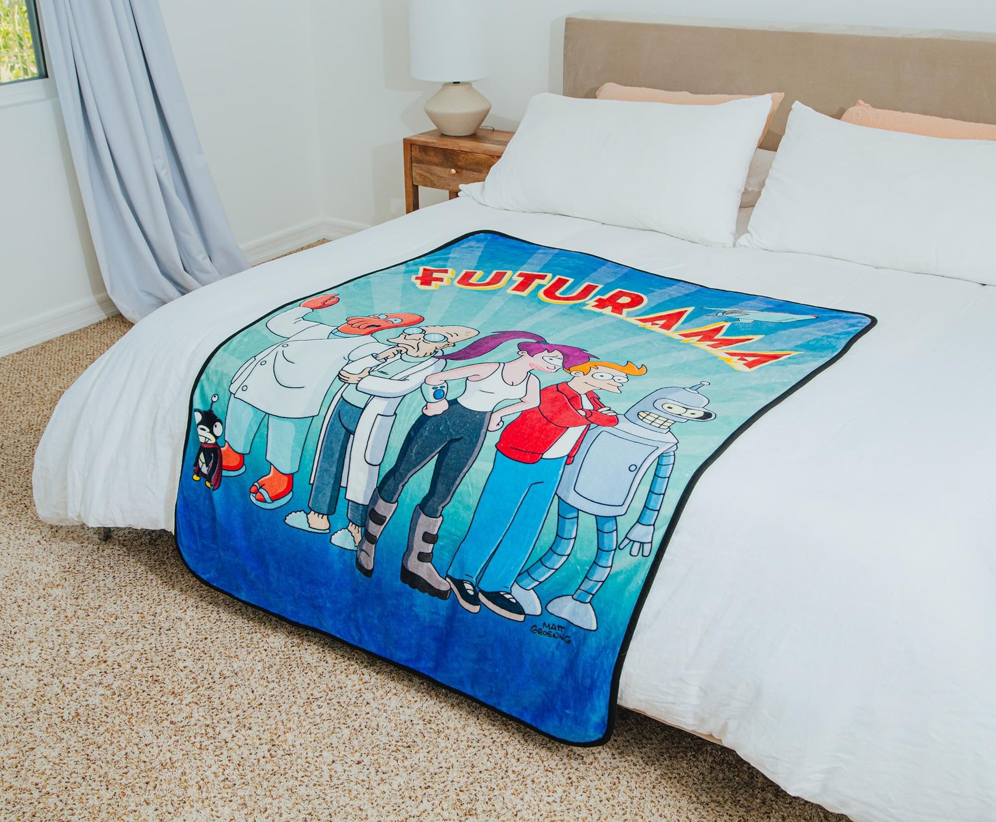 Foto 4 | Manta Plateada Buffalo Futurama Planet Express Crew - Venta Internacional.