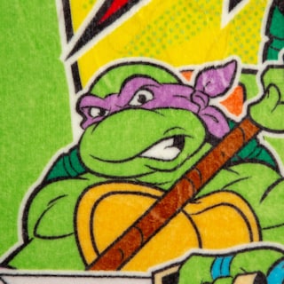 Foto 2 | Manta Plateada Buffalo Nickelodeon Tmnt Cowabunga 127 X 152 Cm - Venta Internacional.