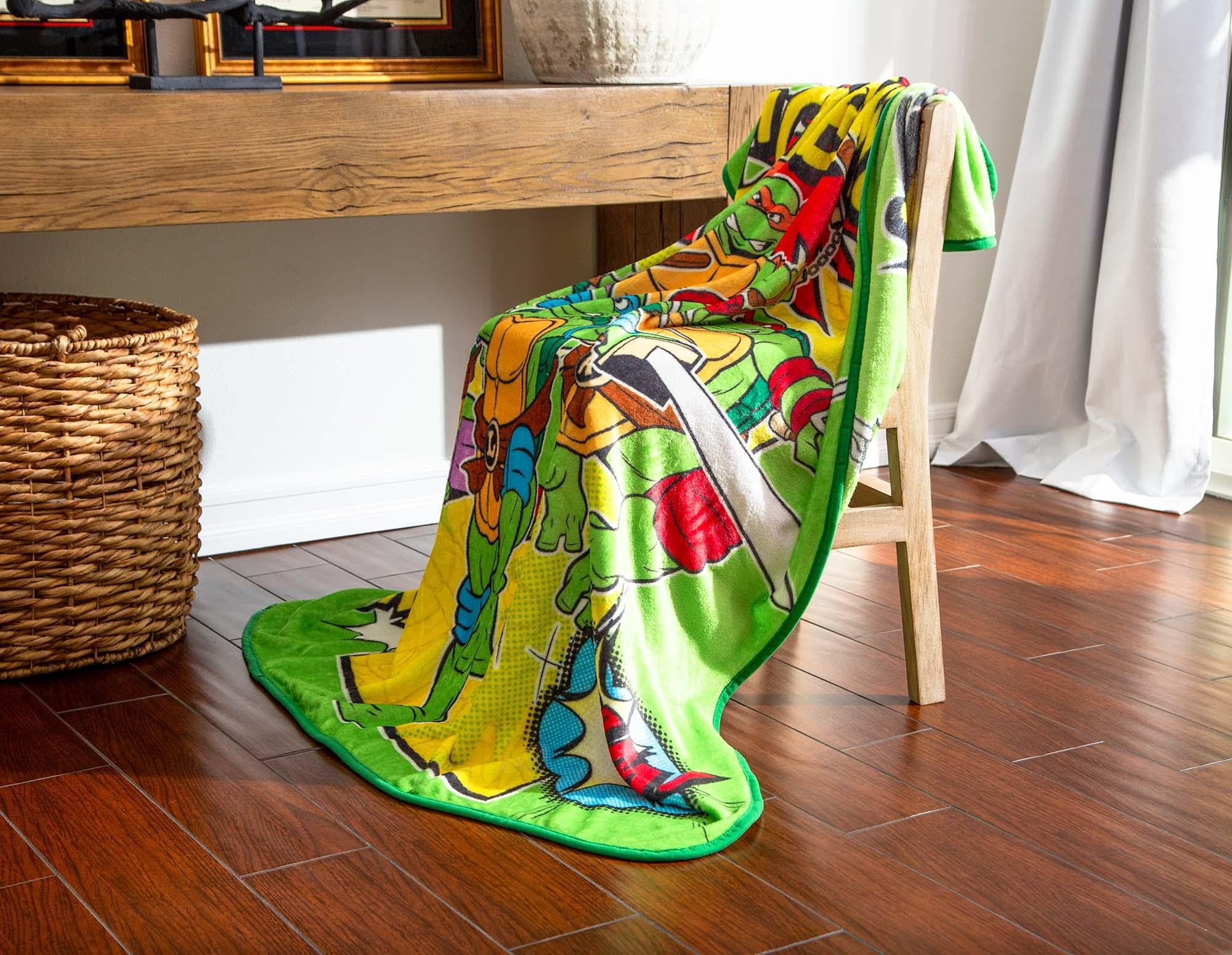 Foto 8 pulgar | Manta Plateada Buffalo Nickelodeon Tmnt Cowabunga 127 X 152 Cm - Venta Internacional.