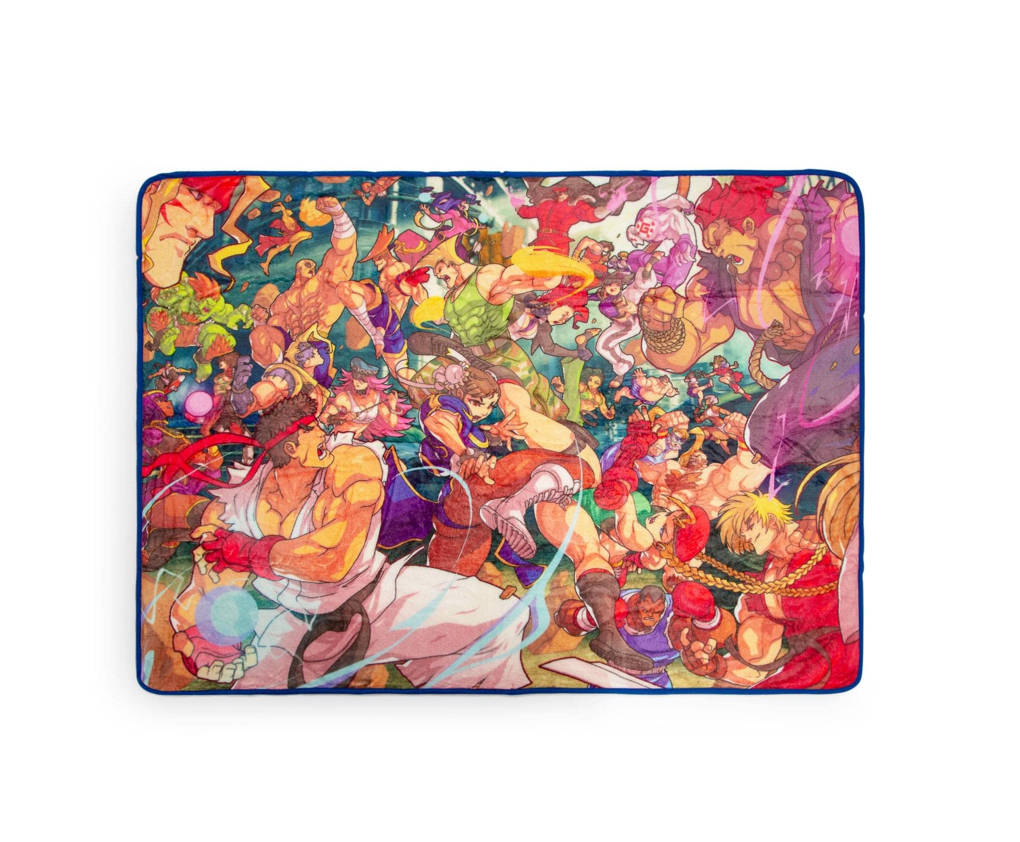 Manta De Forro Polar Toynk Street Fighter, 115 X 152 Cm - Venta Internacional.