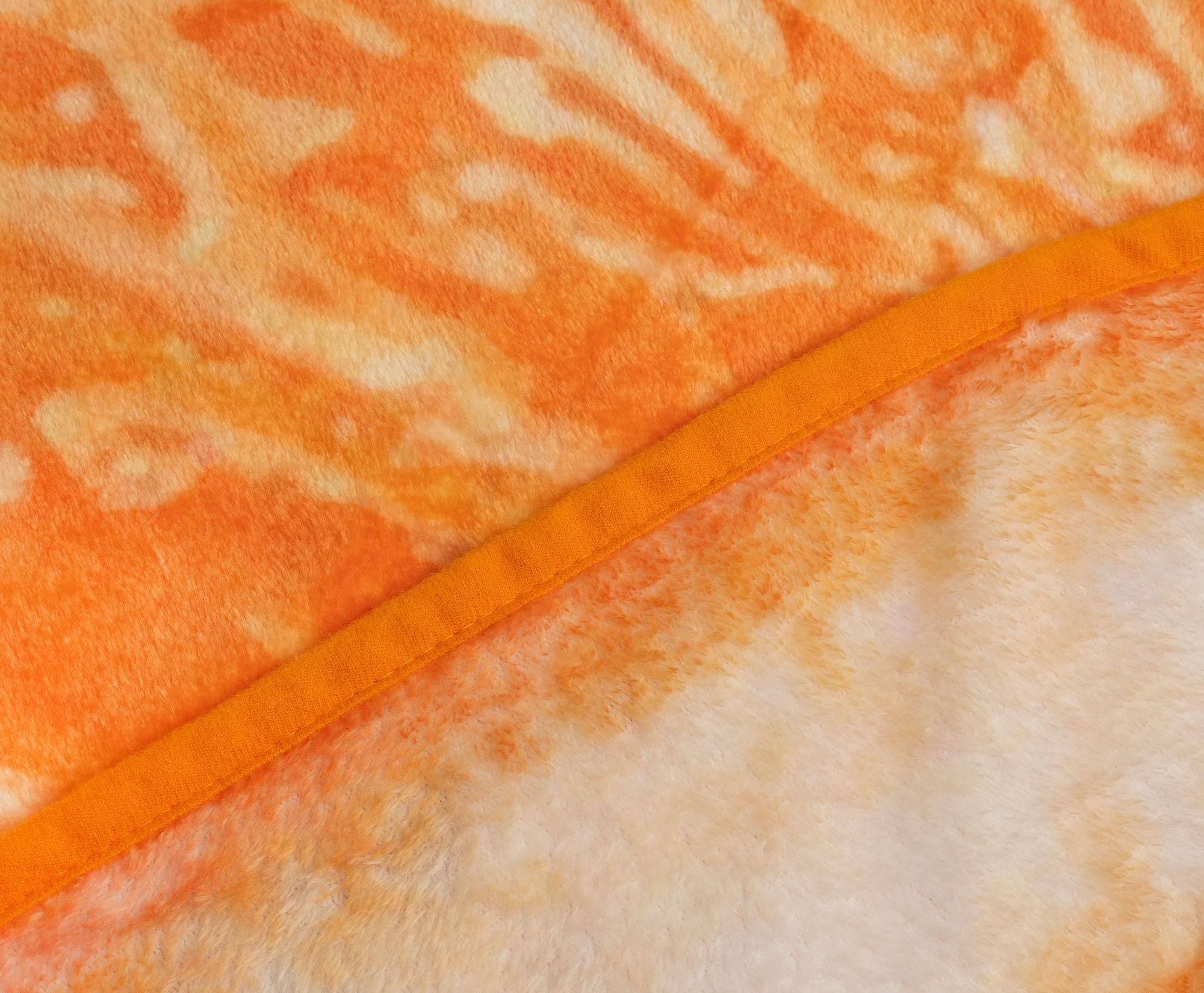 Foto 3 pulgar | Manta De Forro Polar Redonda Toynk Orange Slice De 150 Cm - Venta Internacional.