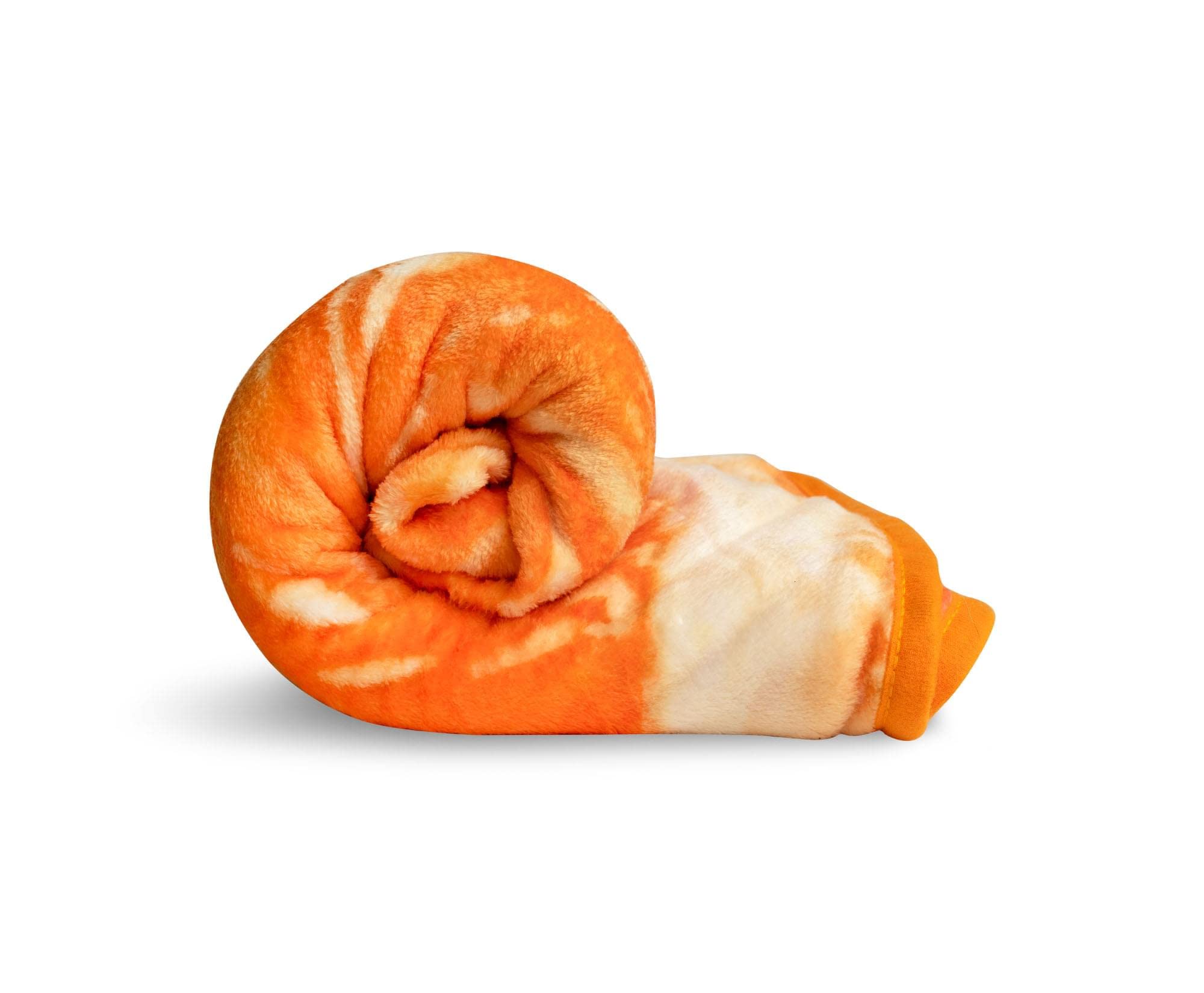 Foto 4 pulgar | Manta De Forro Polar Redonda Toynk Orange Slice De 150 Cm - Venta Internacional.