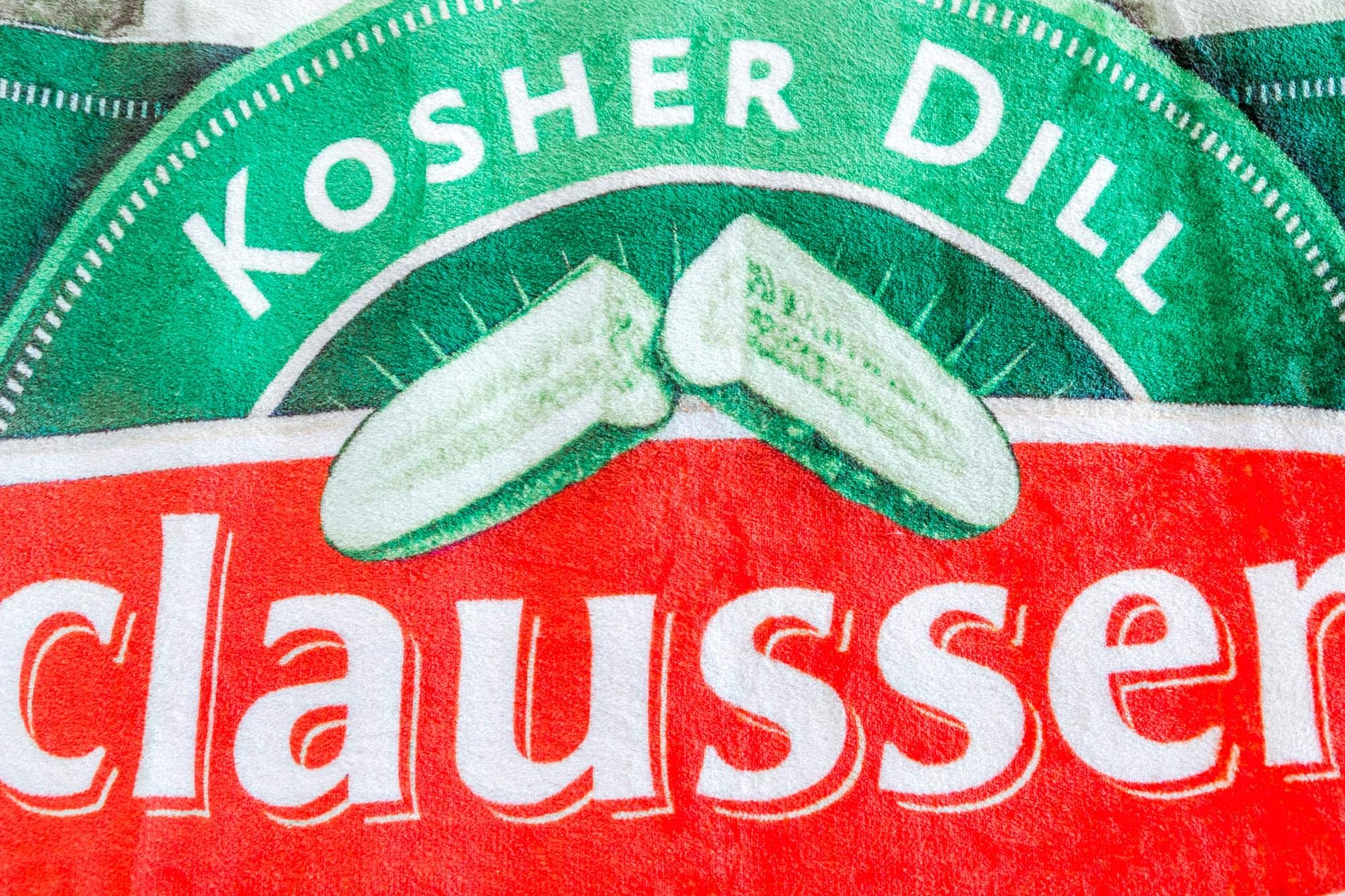 Foto 3 pulgar | Manta Toynk Claussen Kosher Dill Pickles, 115 X 152 Cm - Venta Internacional.