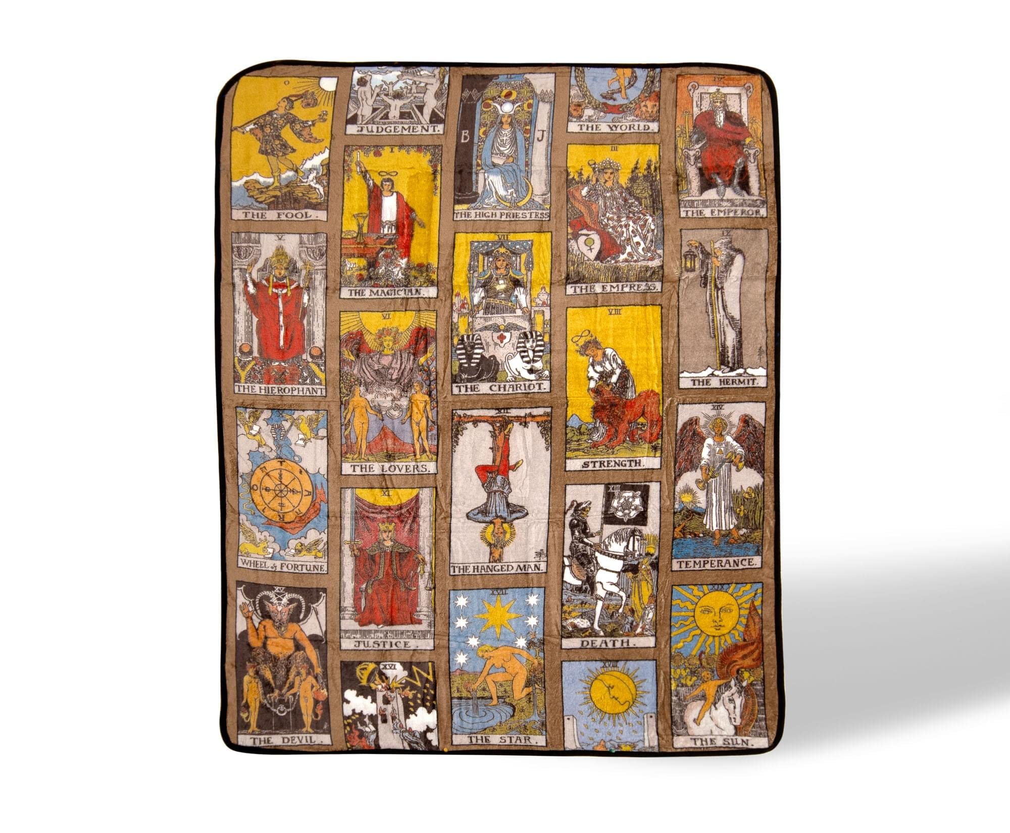 Manta Polar Para Collage De Cartas De Tarot De Toynk, 114 X 152 Cm - Venta Internacional.
