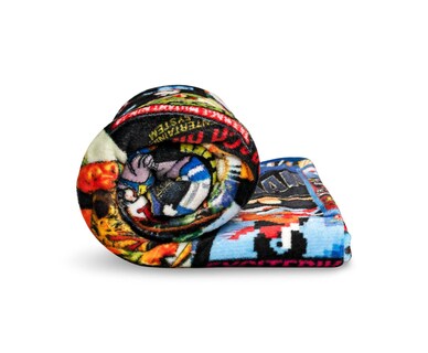 Foto 3 | Throw Blanket Toynk Armageddon Retro Videojuegos De 8 Bits, Forro Polar - Venta Internacional.