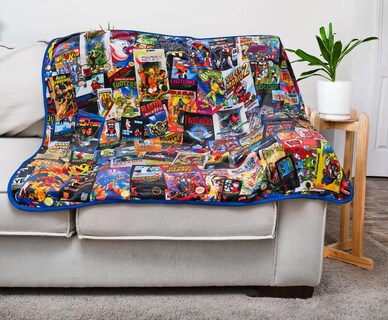 Foto 4 | Throw Blanket Toynk Armageddon Retro Videojuegos De 8 Bits, Forro Polar - Venta Internacional.