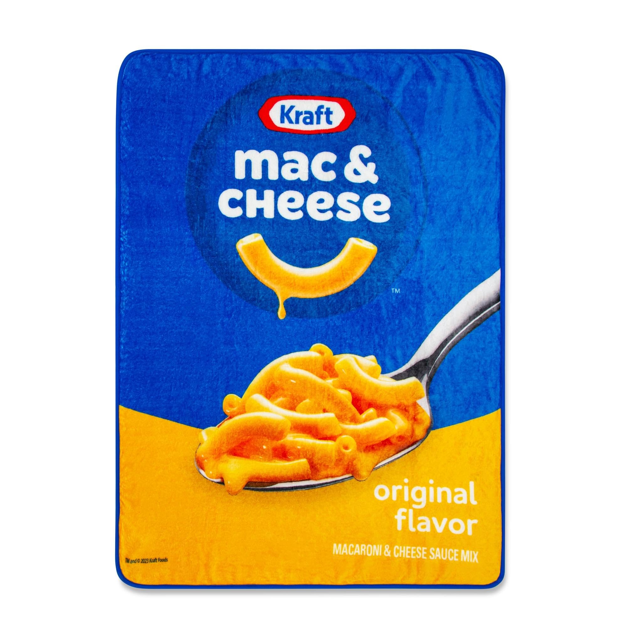 Foto 2 pulgar | Manta De Felpa Kraft Para Macarrones Con Queso Y Macarrones Con Queso, 115 X 150 Cm - Venta Internacional.