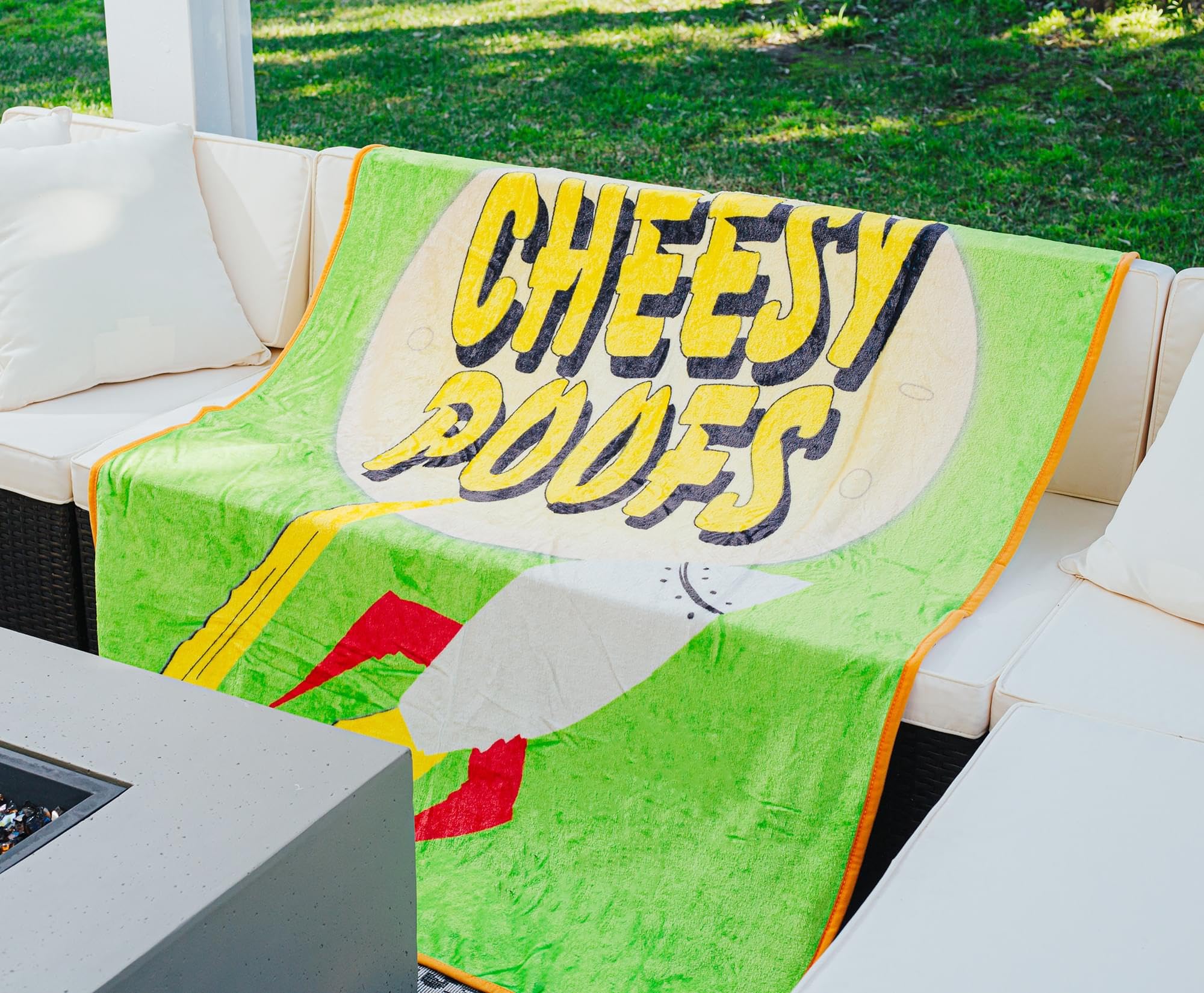 Foto 6 | Manta Plateada Con Diseño De Queso Buffalo South Park, 114 X 152 Cm - Venta Internacional.