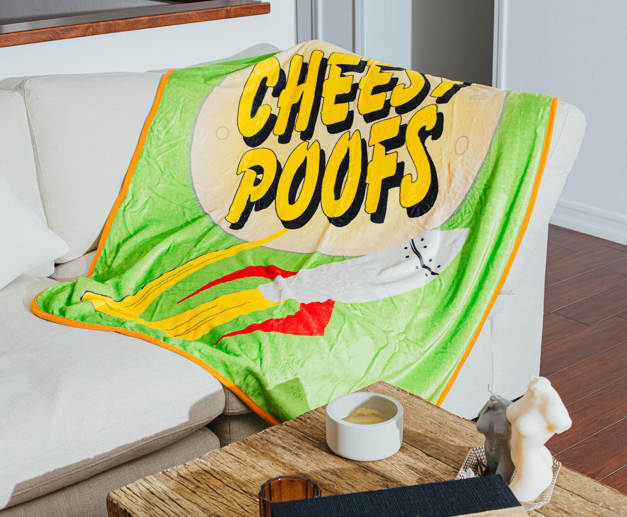 Foto 8 pulgar | Manta Plateada Con Diseño De Queso Buffalo South Park, 114 X 152 Cm - Venta Internacional.