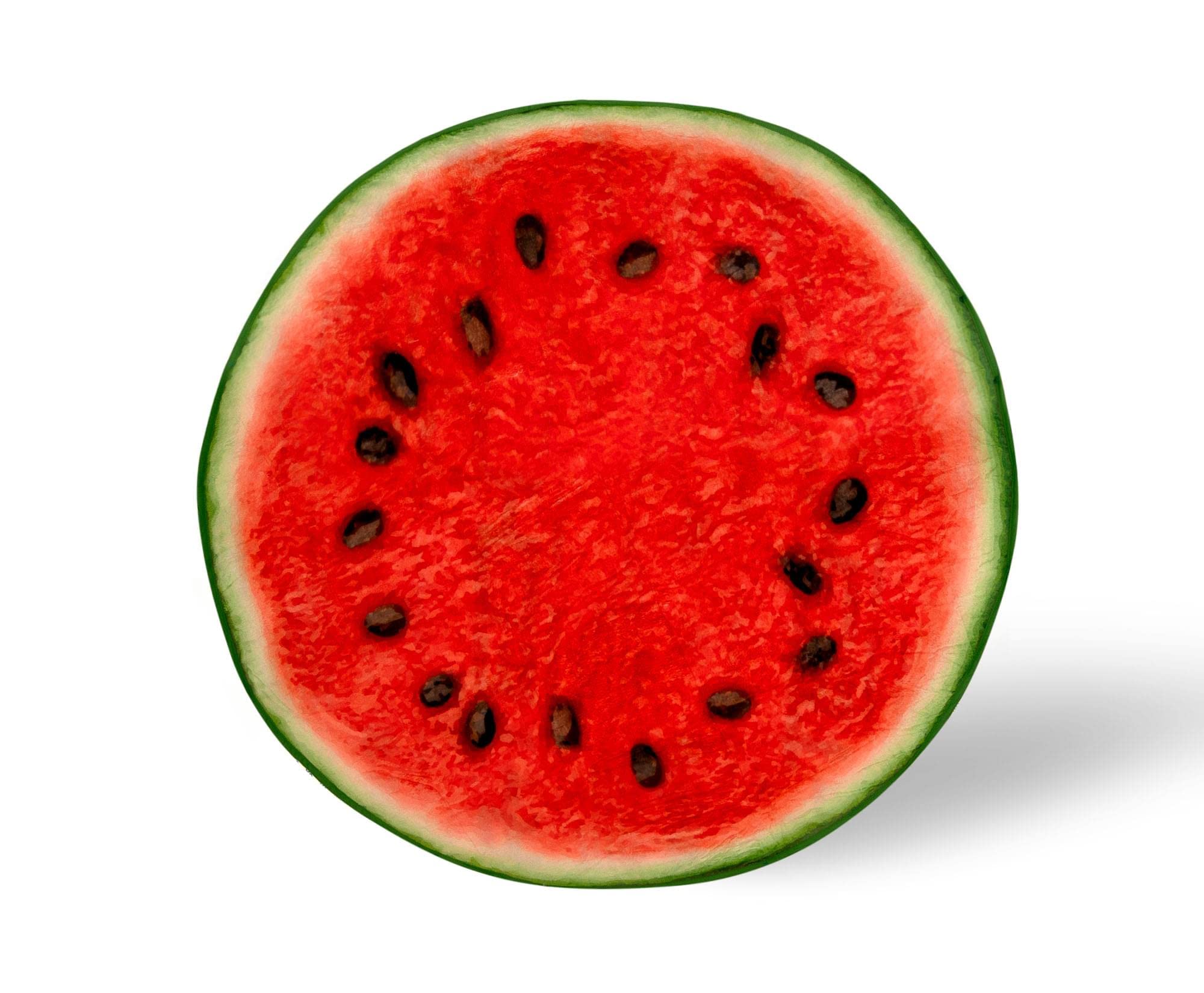 Manta De Forro Polar Redonda Toynk Watermelon Slice De 150 Cm - Venta Internacional.