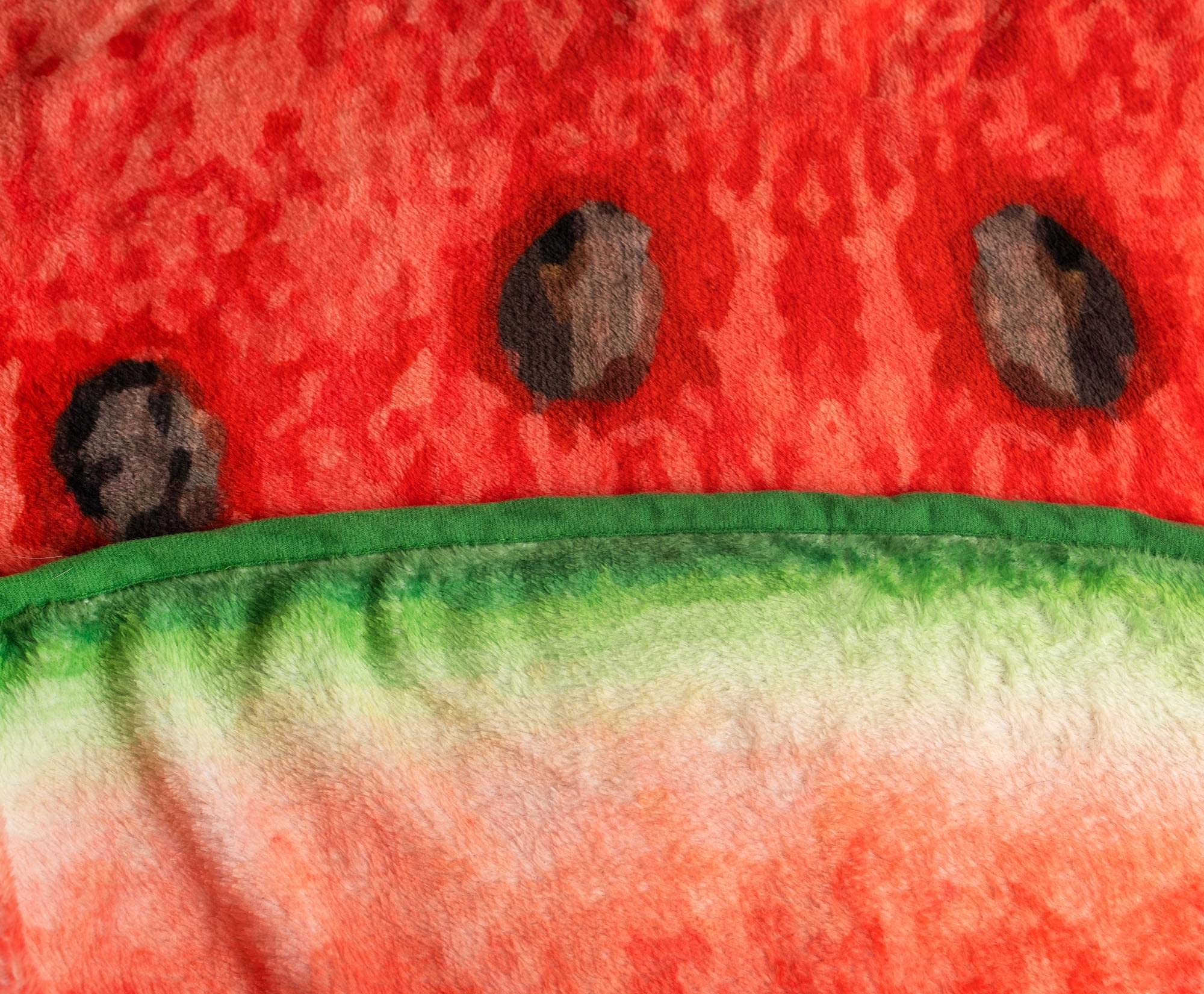 Foto 3 pulgar | Manta De Forro Polar Redonda Toynk Watermelon Slice De 150 Cm - Venta Internacional.