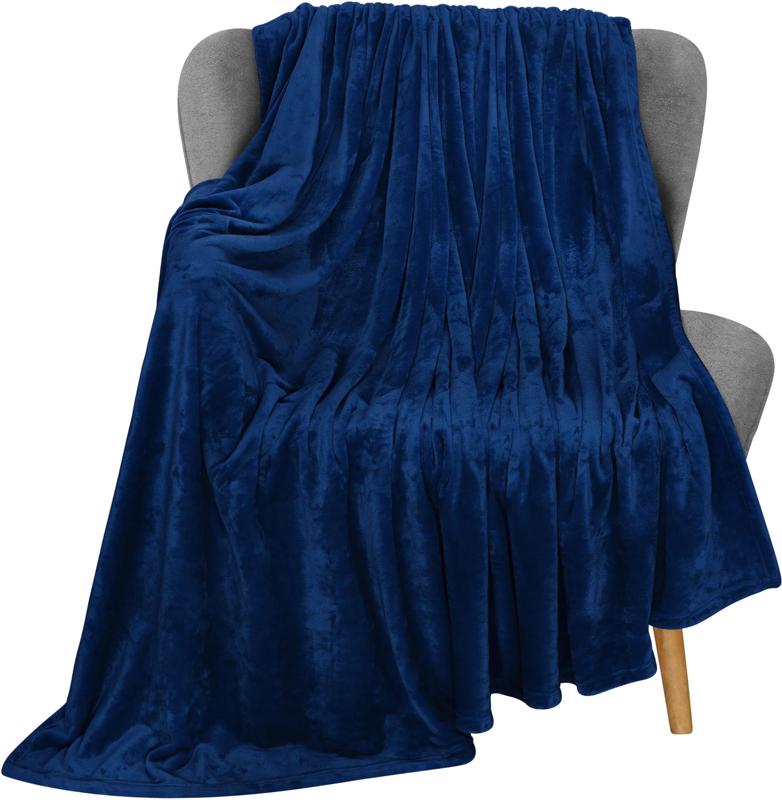 Manta De Forro Polar Blanket Utopia, Tamaño Azul Marino, 300 G/m², 130 X 150 Cm - Venta Internacional.