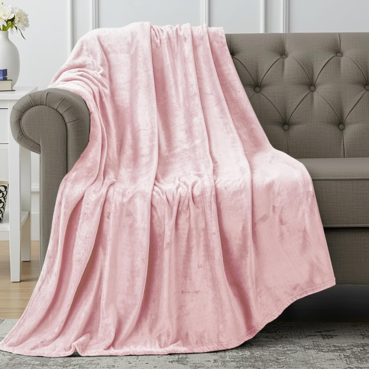 Manta Polar Blanket Utopia, Tamaño Rosa, 300 G/m², 130 X 150 Cm - Venta Internacional.