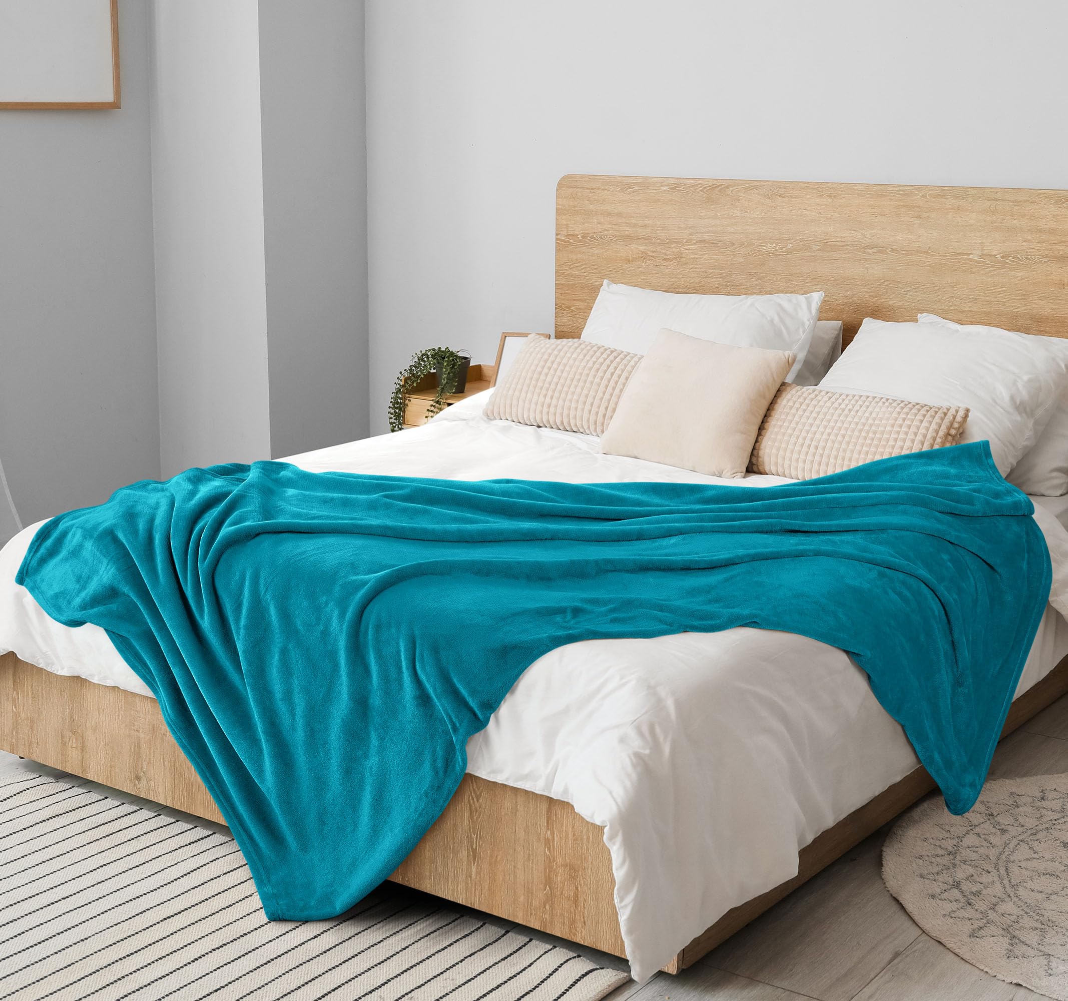 Foto 8 pulgar | Manta De Forro Polar Para Ropa De Cama Blanket Utopia, Color Turquesa, 150 X 125 Cm - Venta Internacional.