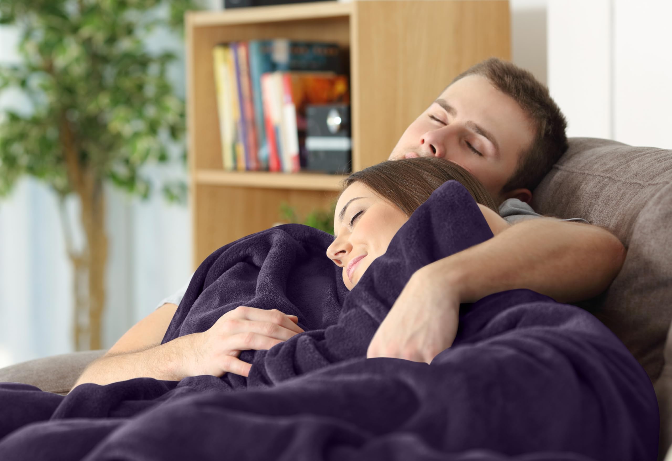 Foto 5 pulgar | Manta De Forro Polar Blanket Utopia, Color Morado, 300 G/m², Microfibra - Venta Internacional.