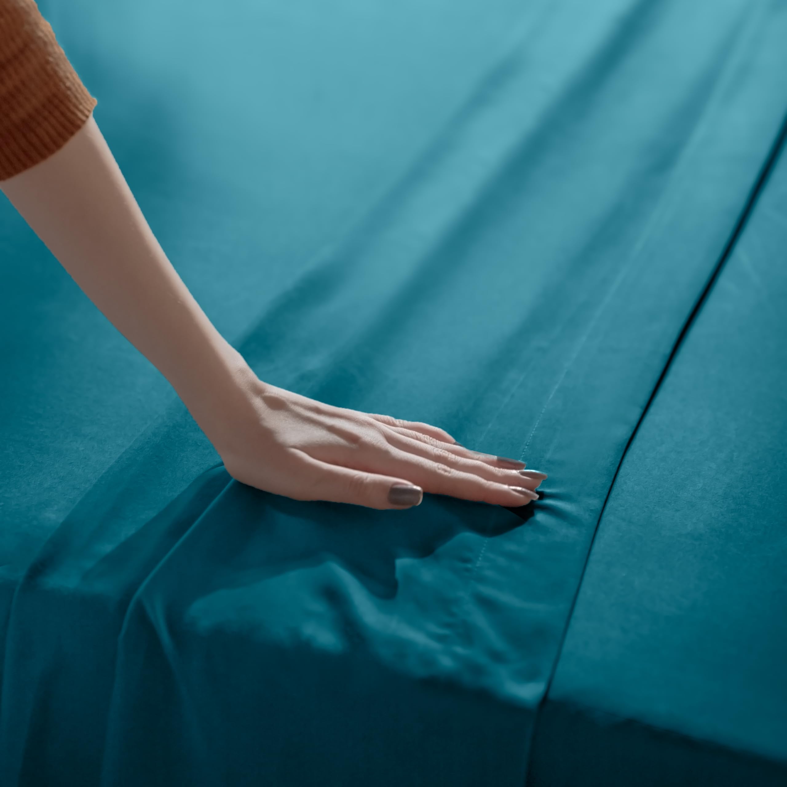 Foto 7 | Juego De Sábanas Utopia Bedding Queen De Microfibra, 4 Piezas, Azul Vaquero - Venta Internacional.