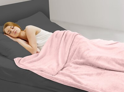 Foto 7 | Blanket Utopia Bedding, Forro Polar De Franela, Color Rosa, Tamaño King, 230 X 260 Cm - Venta Internacional.