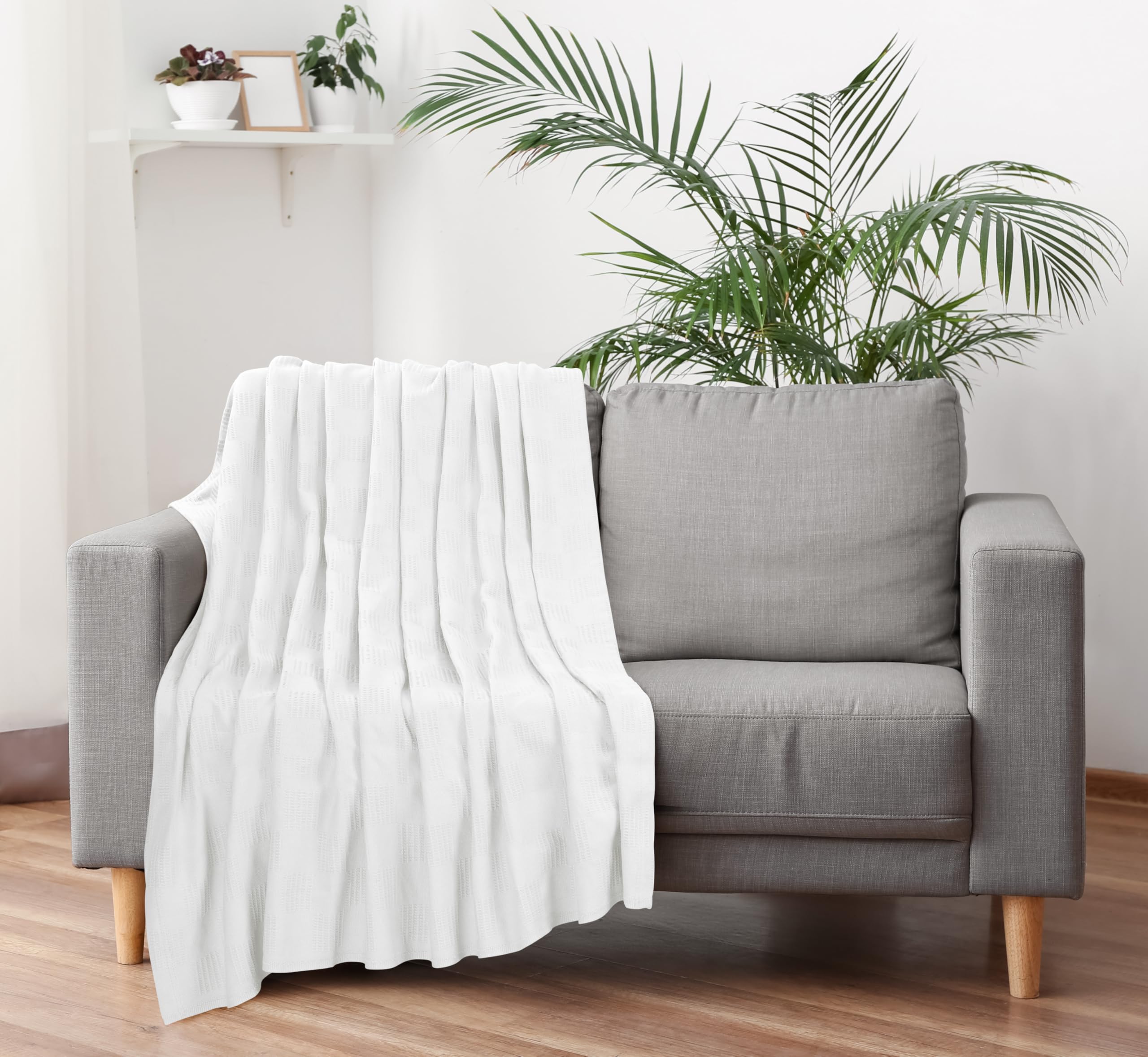 Foto 7 pulgar | Manta Blanket Utopia Bedding, 100% Algodón, 150 X 125 Cm - Venta Internacional.