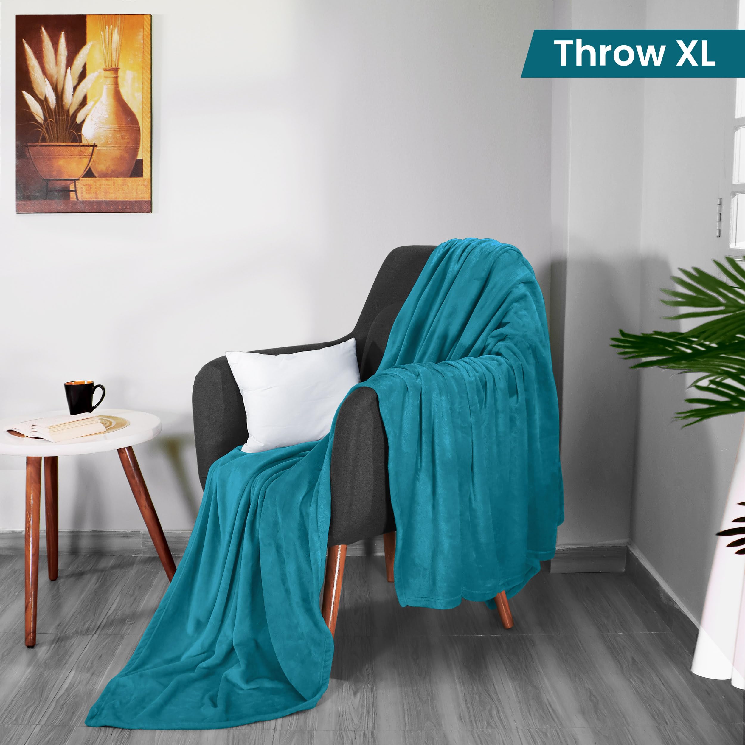 Foto 3 pulgar | Manta Polar Blanket Utopia Bedding Xl, Color Turquesa, 300 G/m² - Venta Internacional.