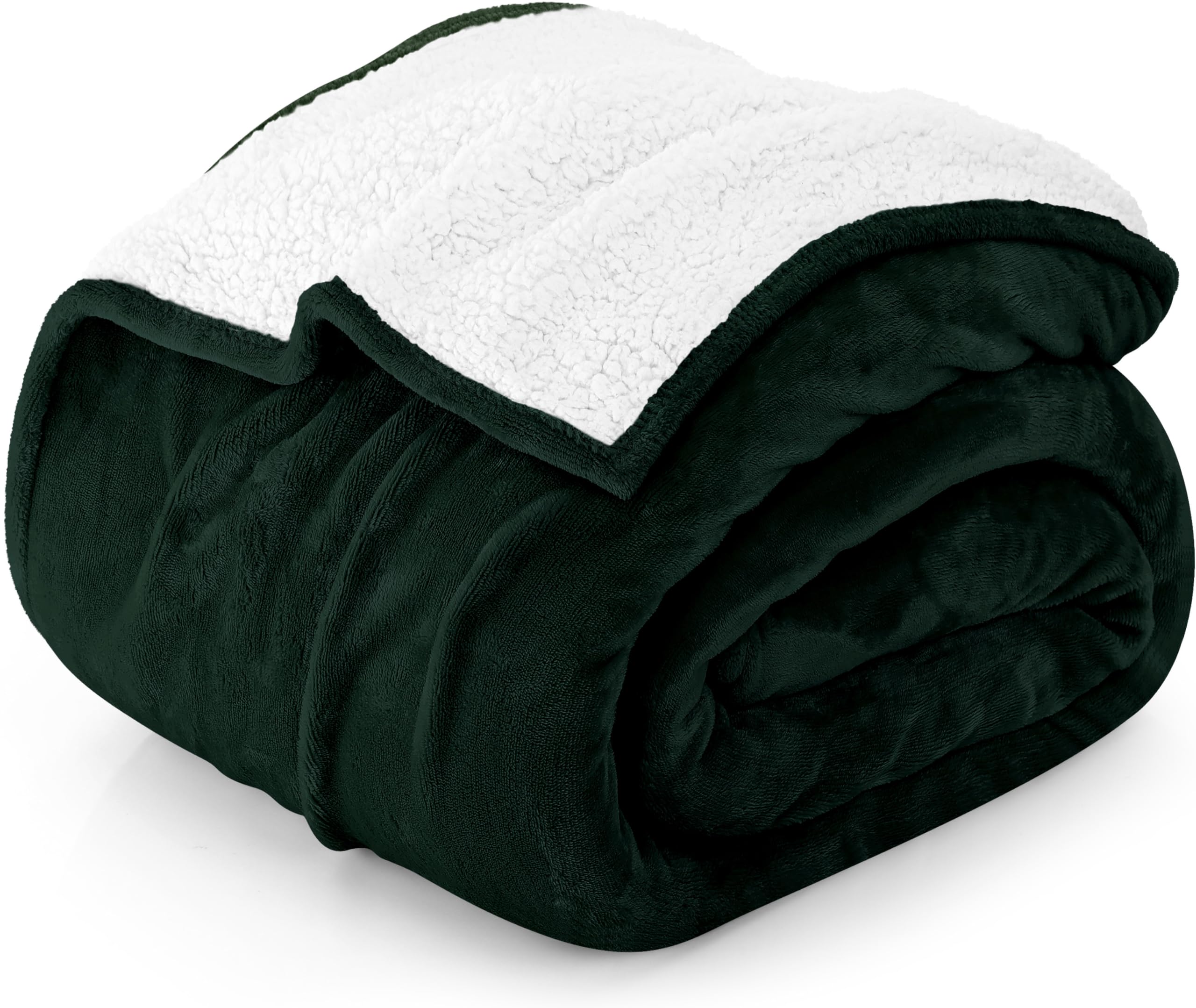 Foto 2 pulgar | Colcha Utopia, Cama Sherpa, Tamaño Queen, Color Verde Bosque, 230 X 230 Cm - Venta Internacional.