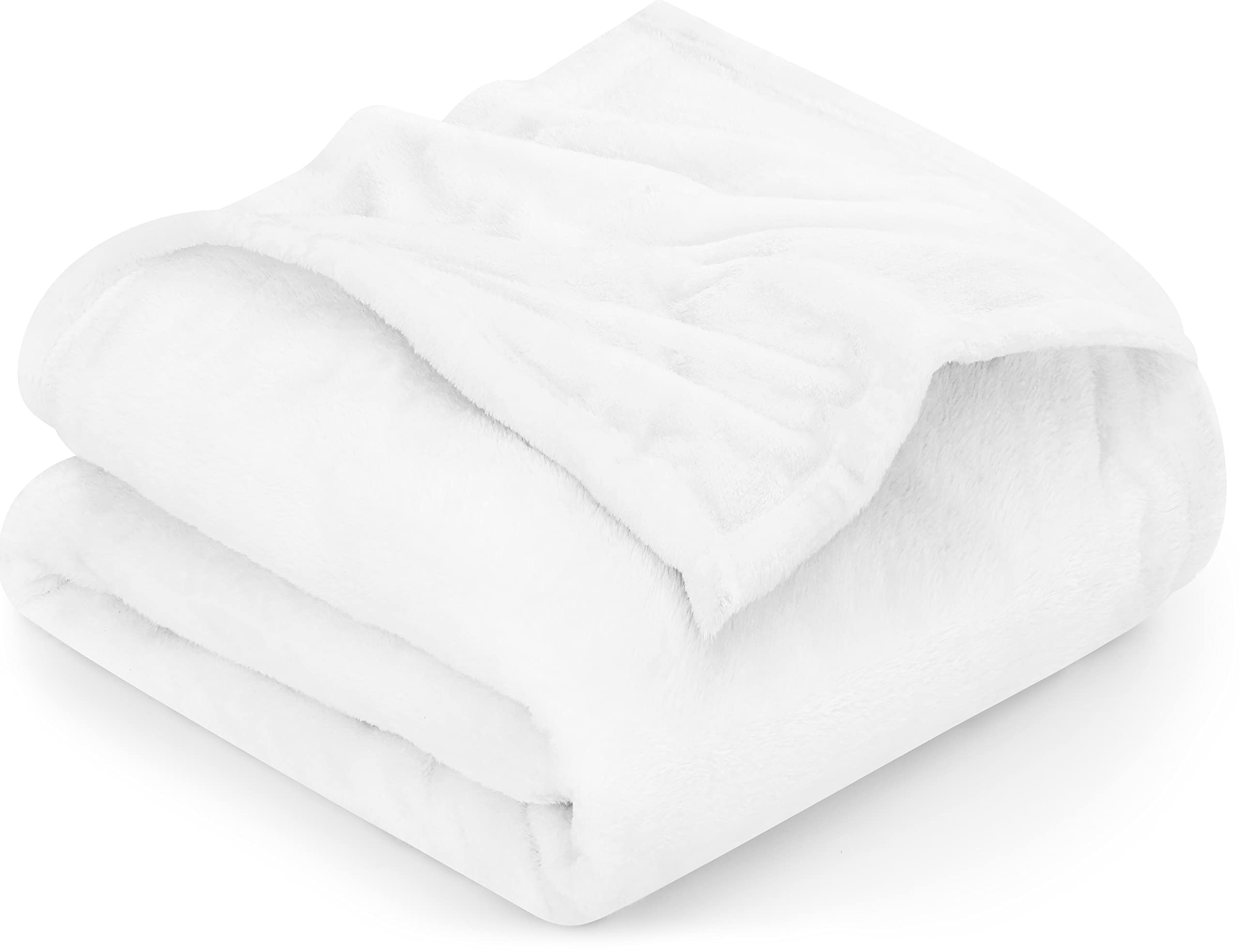 Cama Polar Blanket Utopia, Tamaño Queen, Color Blanco, 300 G/m² - Venta Internacional.