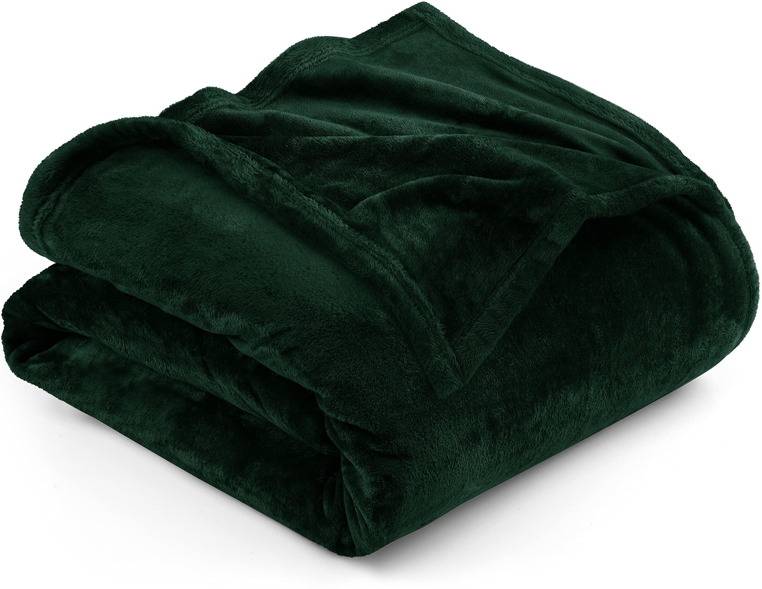 Cama Polar Blanket Utopia, Tamaño King, Color Verde Bosque, 300 G/m² - Venta Internacional.