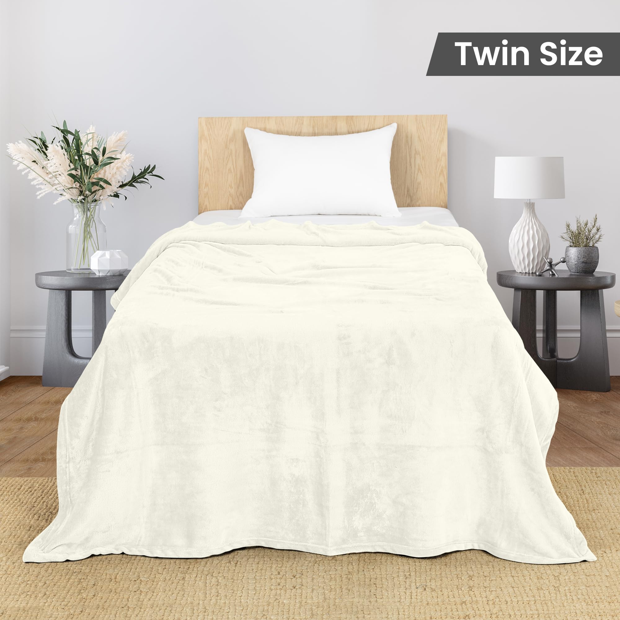 Foto 3 pulgar | Cama Polar Blanket Utopia, Color Marfil, Tamaño Doble, 150 X 225 Cm - Venta Internacional.