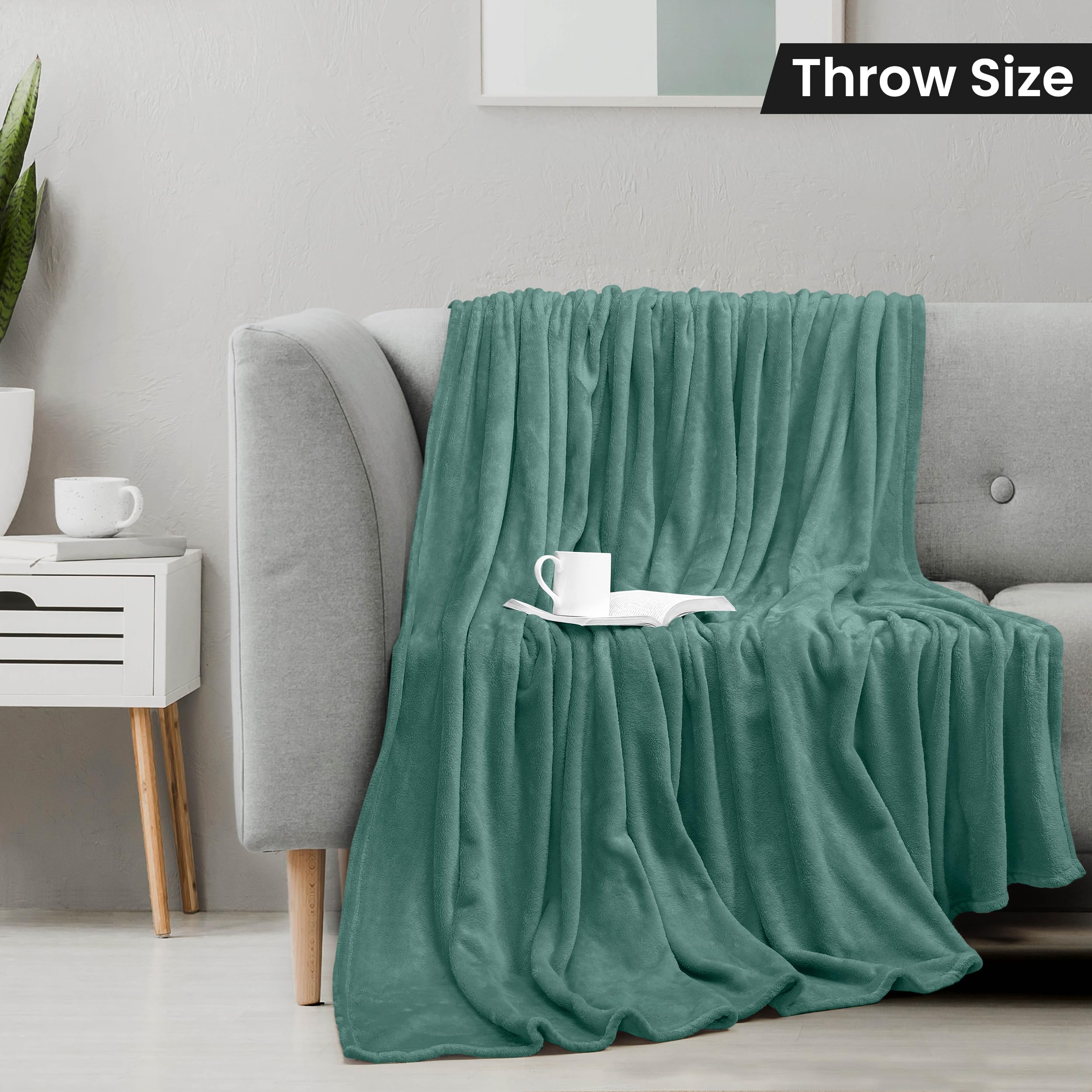 Foto 3 pulgar | Manta De Forro Polar De Celadón Blanket Utopia Bedding, 150 X 125 Cm - Venta Internacional.