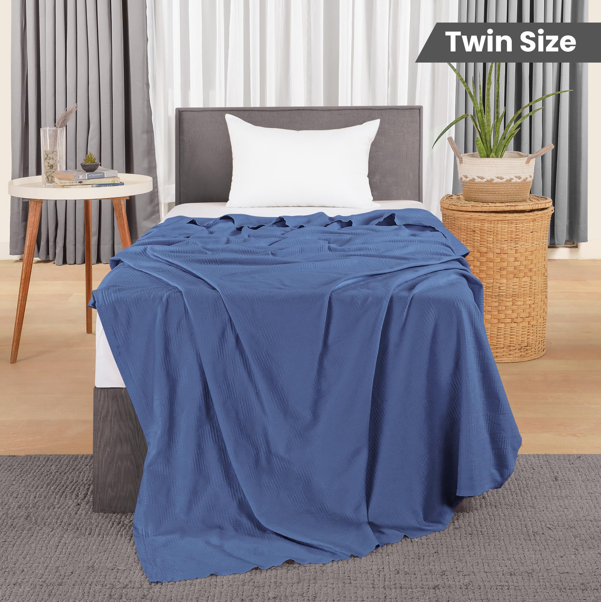 Foto 3 pulgar | Manta Utopia Para Ropa De Cama Wedgewood, 100% Algodón, Doble, 220 X 180 Cm - Venta Internacional.