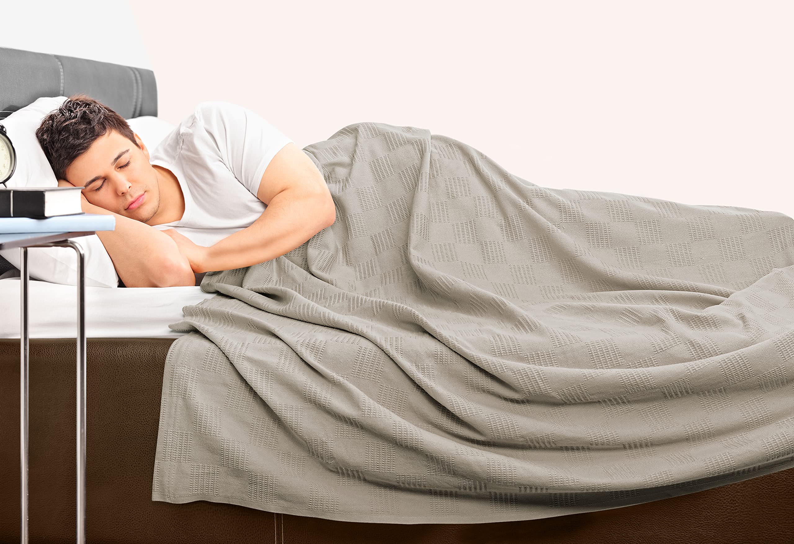 Foto 8 pulgar | Colcha Utopia De Cama Caqui, 100% Algodón, 350 G/m² [120 X 120 Cm] - Venta Internacional.