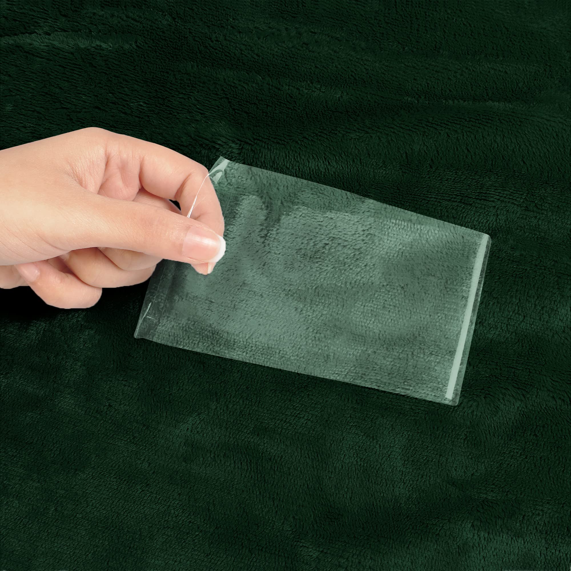 Foto 4 | Manta De Cama Sherpa De Blanket Utopia Bedding, 127 X 152 Cm, Color Verde Bosque - Venta Internacional.