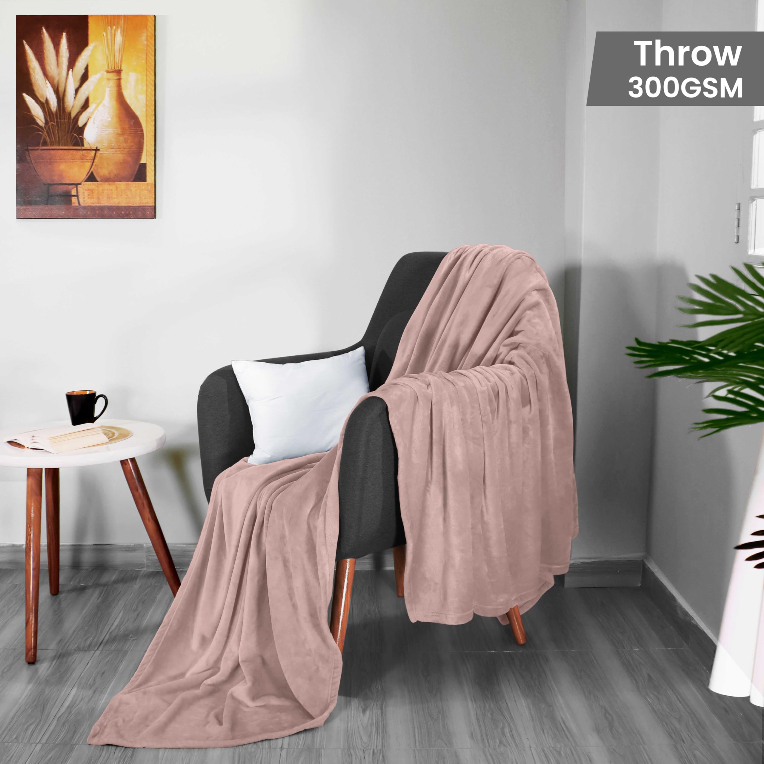 Foto 2 | Manta Polar Utopia Bedding Rosa, 300 G/m², 130 X 150 Cm - Venta Internacional.