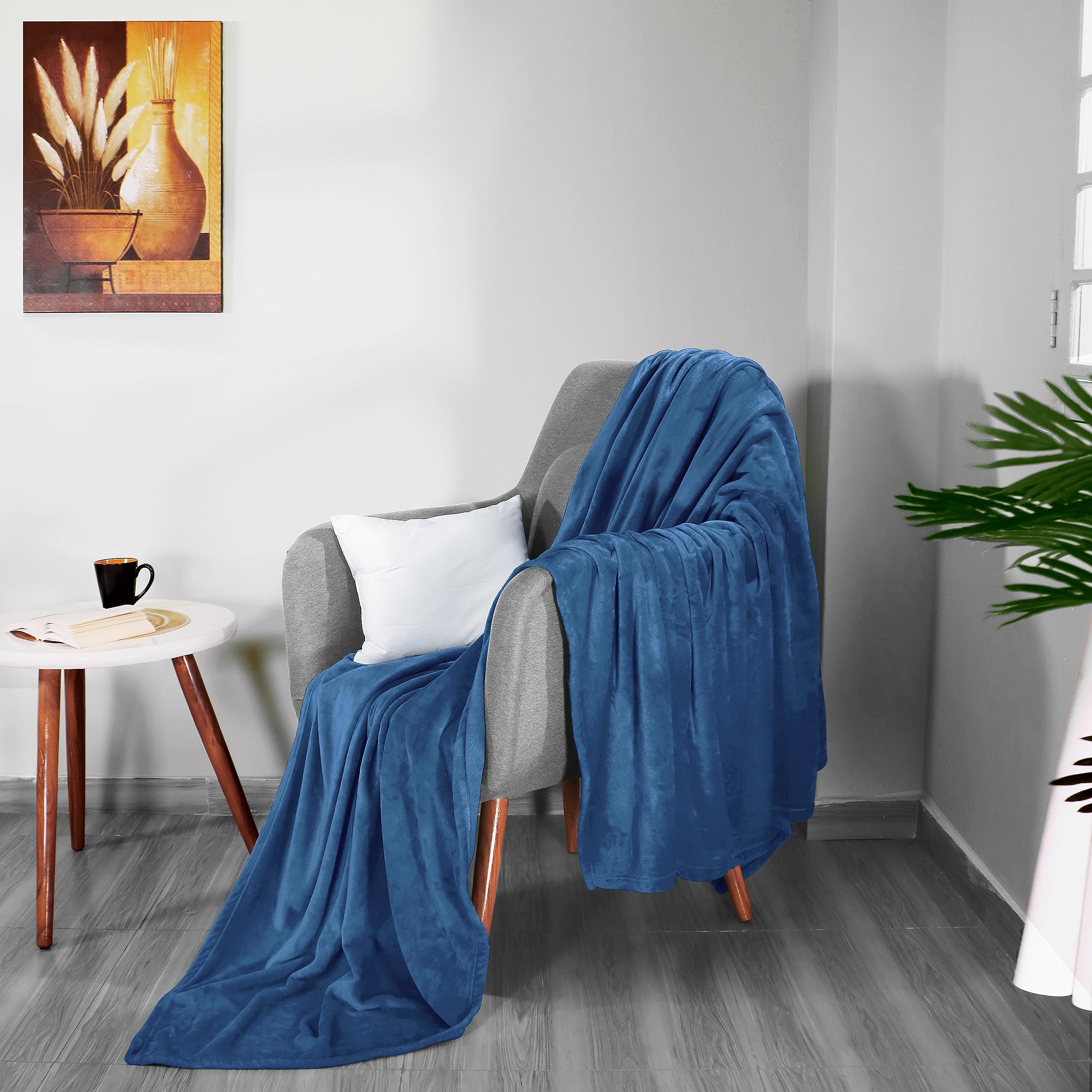 Foto 5 pulgar | Cama Polar Blanket Utopia, Tamaño Queen, Color Azul Real, 300 G/m² - Venta Internacional.