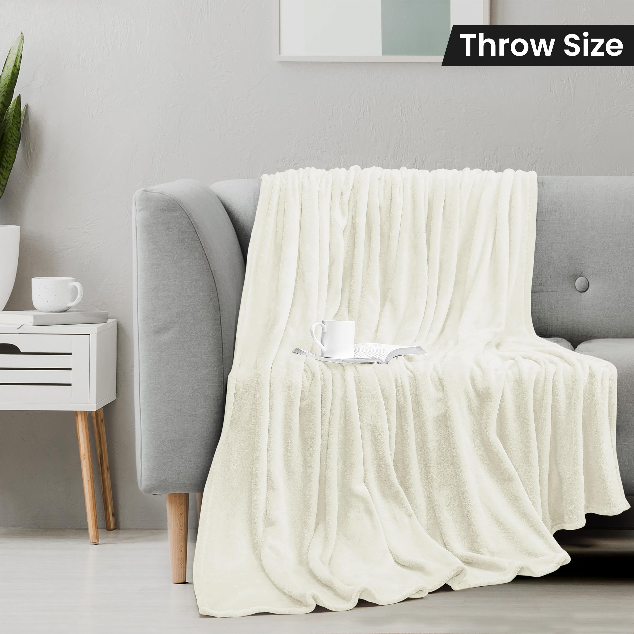 Foto 3 pulgar | Manta De Forro Polar Blanket Utopia, Color Marfil, 150 X 125 Cm - Venta Internacional.